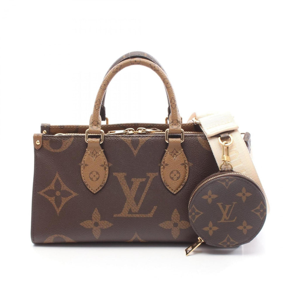 Louis Vuitton Brown Coated Canvas Handbag (Pre-Owned)
