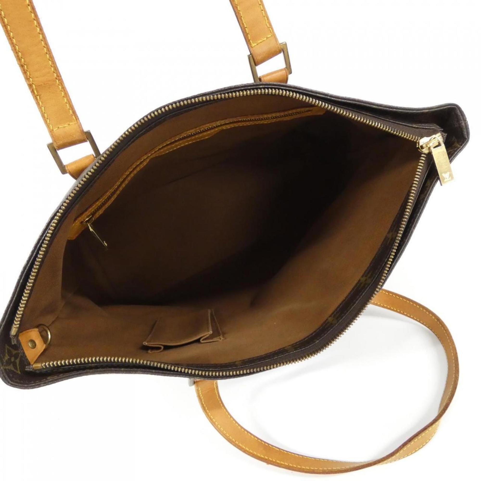 Louis Vuitton Marron Coated Canvas Handbag (Pre-Owned)