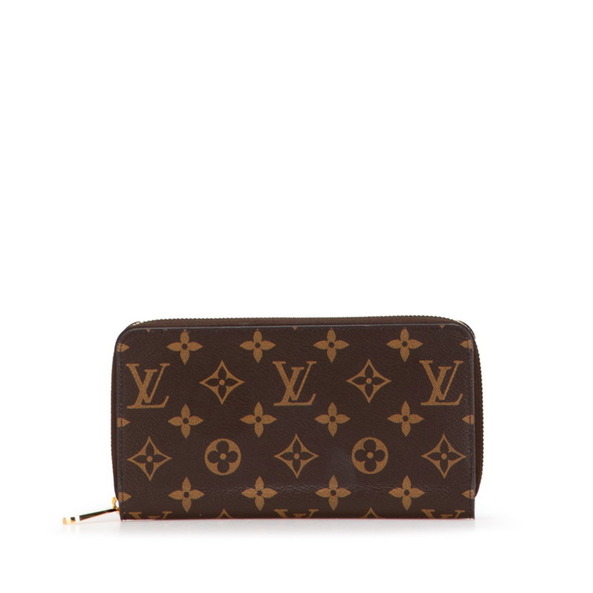 Louis Vuitton Monogram Brown Pvc Long Wallet (Bi-Fold) (Pre-Owned)