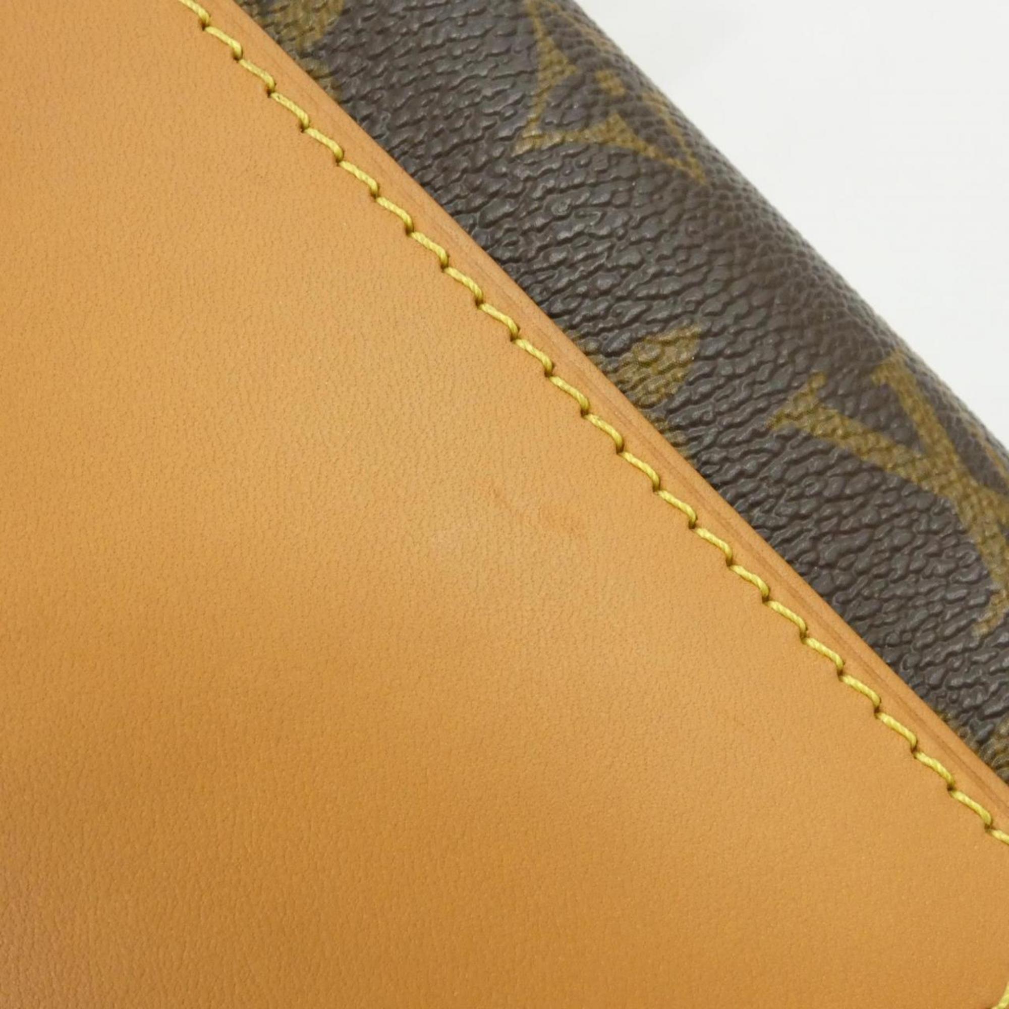 Louis Vuitton Marron Coated Canvas Shoulder Bag (Pre-Owned)