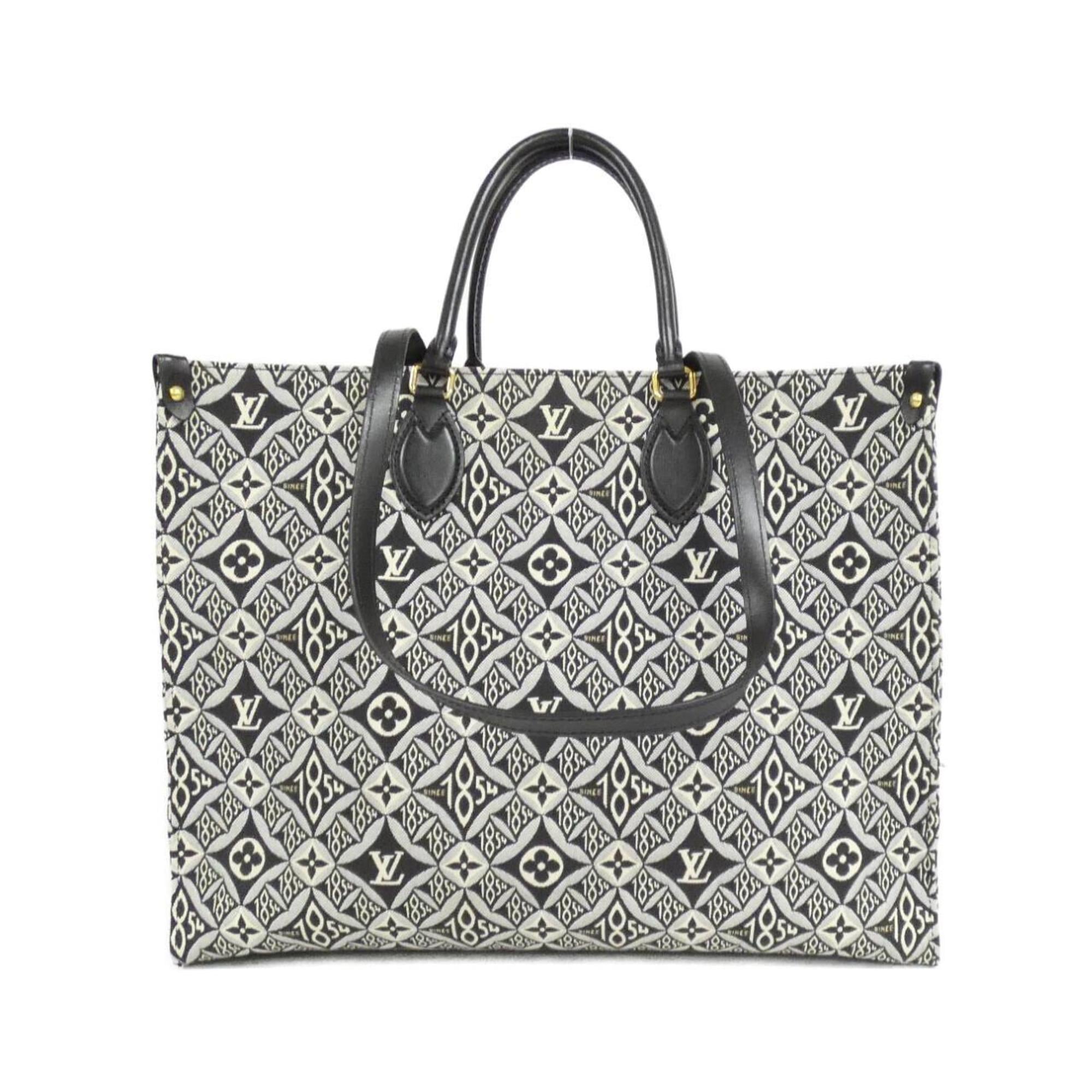 Louis Vuitton Gris Jacquard Handbag (Pre-Owned)