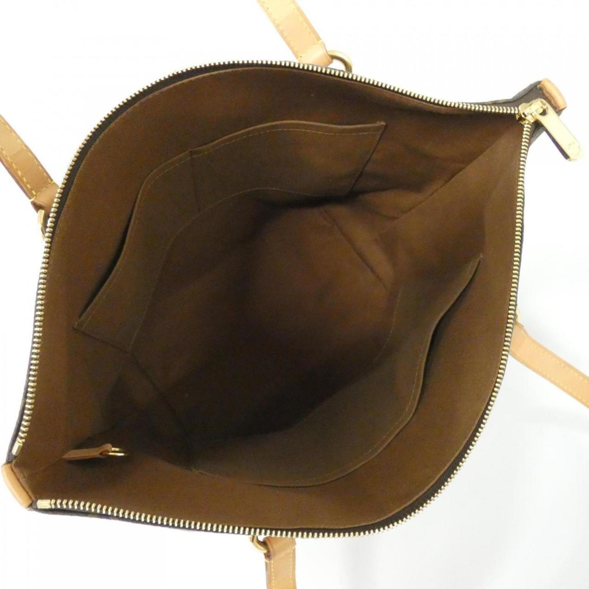 Louis Vuitton Marron Coated Canvas Handbag (Pre-Owned)