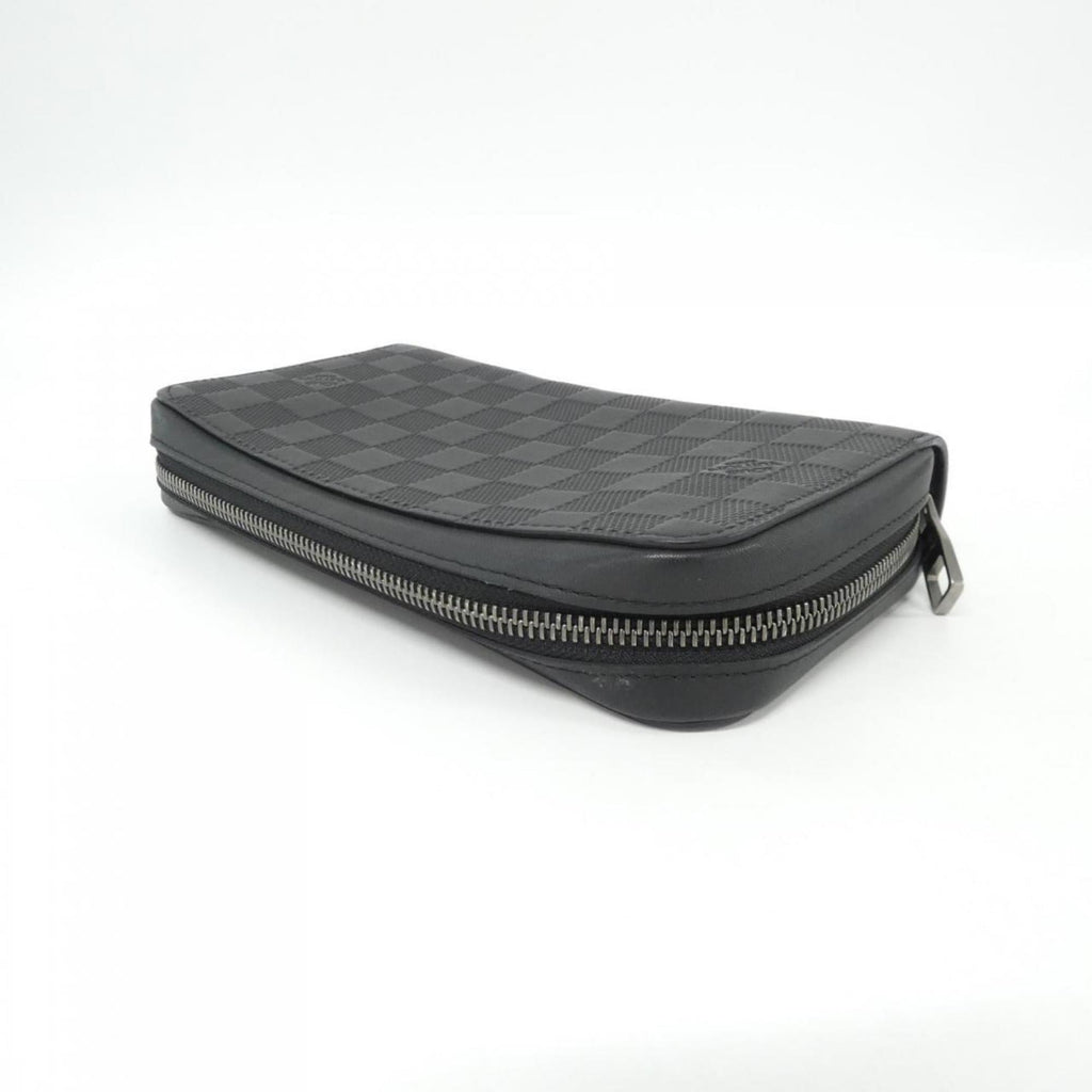Louis Vuitton Onyx Leather Long Wallet (Bi-Fold) (Pre-Owned)