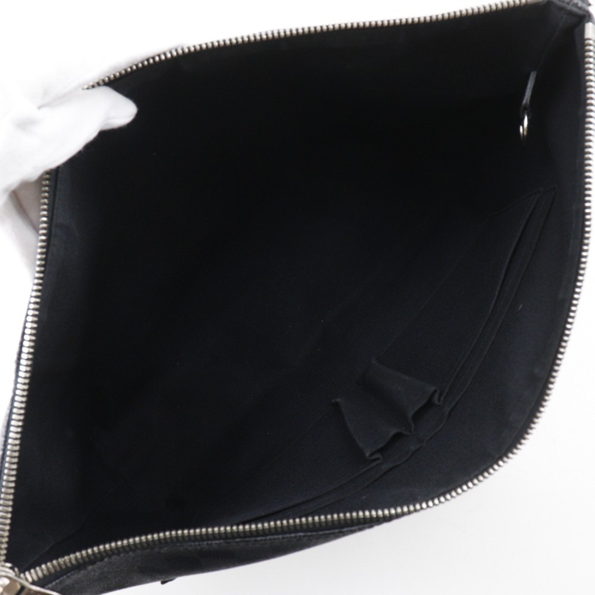 Louis Vuitton Black Damier Graphite Canvas Shoulder Bag (Pre-Owned)