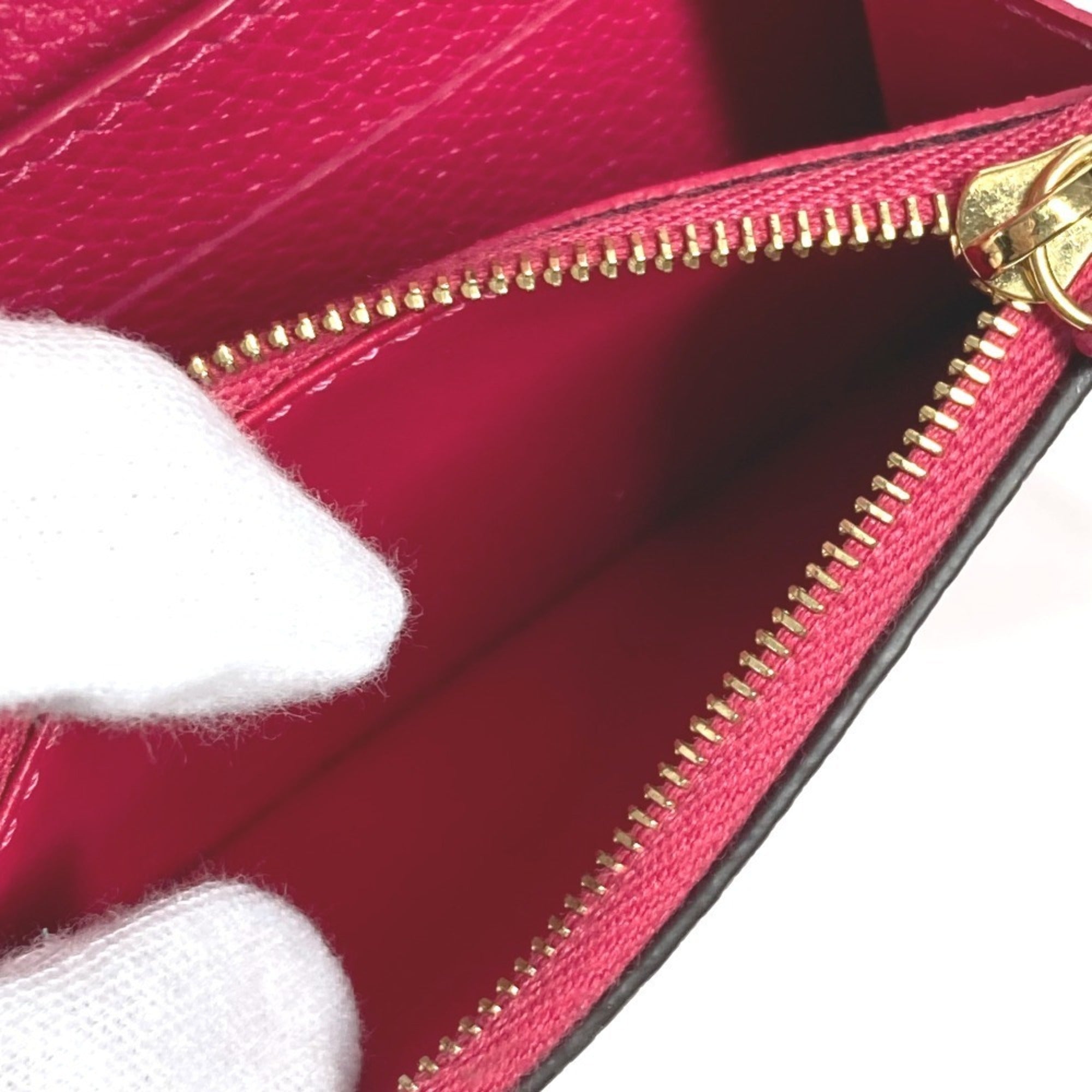 Louis Vuitton Monogram Empreinte Pink Monogram Empreinte Long Wallet (Bi-Fold) (Pre-Owned)