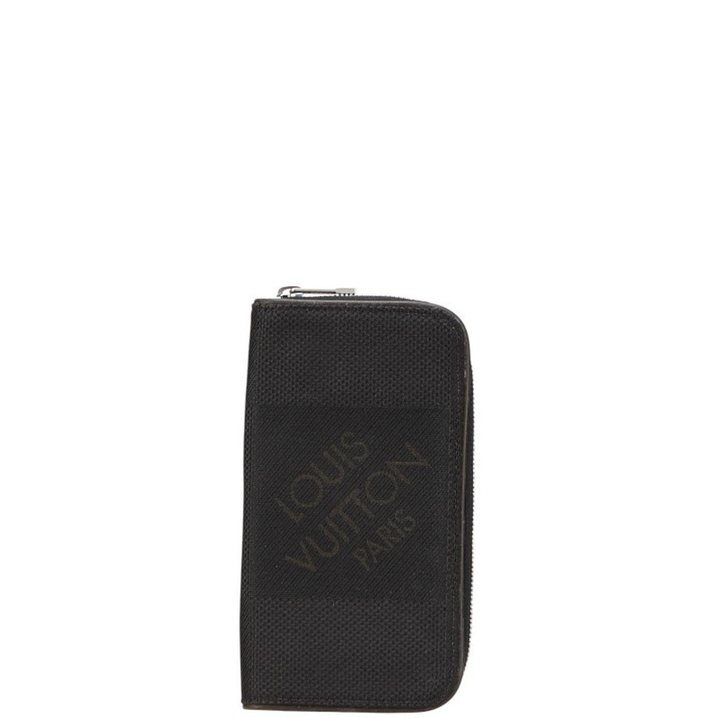 Louis Vuitton Damier Geant Black Noir Canvas Leather Long Wallet (Bi-Fold) (Pre-Owned)