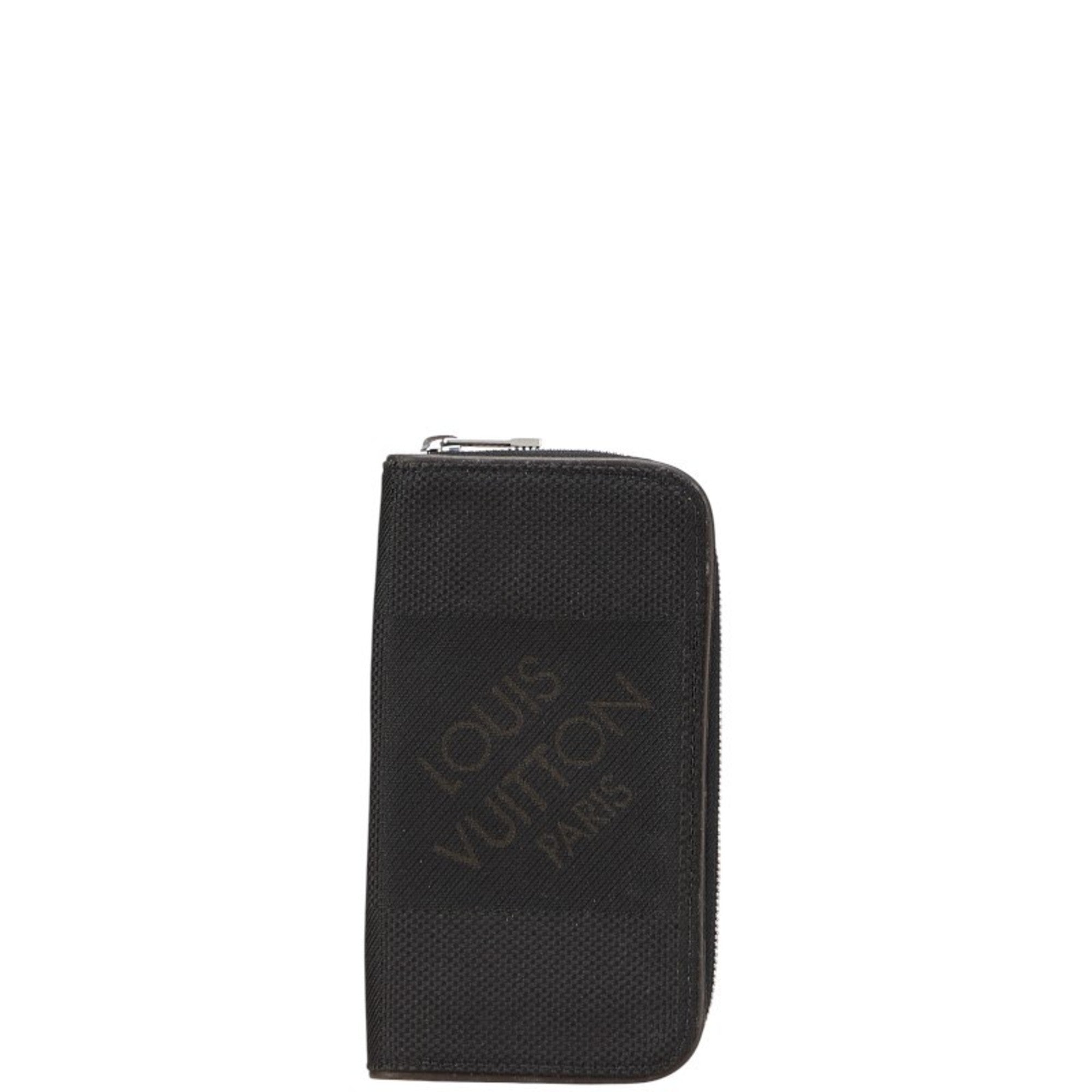 Louis Vuitton Damier Geant Black Noir Canvas Leather Long Wallet (Bi-Fold) (Pre-Owned)