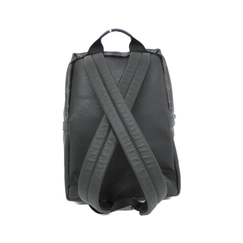 Louis Vuitton Black Taigarama Coated Canvas Leather Backpack (Pre-Owned)