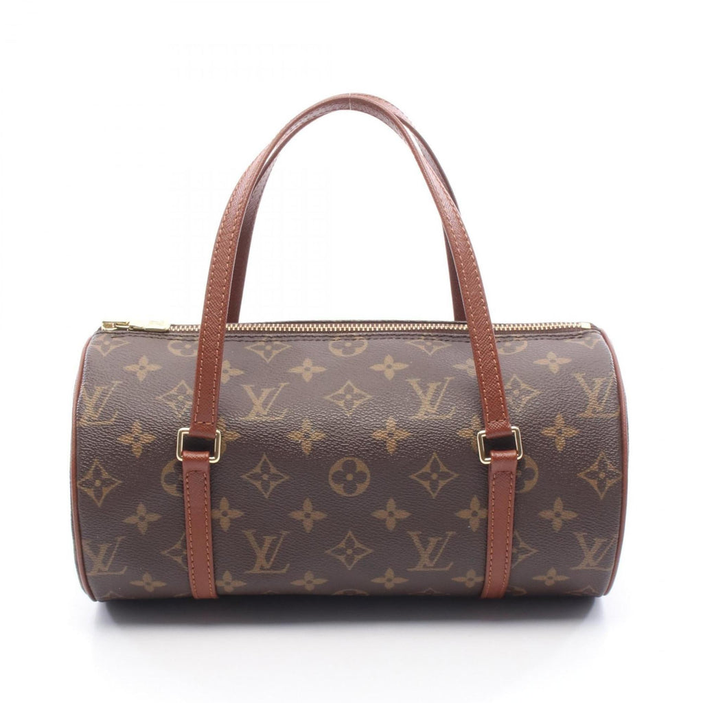 Louis Vuitton Brown Monogram Coated Canvas Leather Handbag (Pre-Owned)