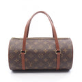 Louis Vuitton Brown Monogram Coated Canvas Leather Handbag (Pre-Owned)