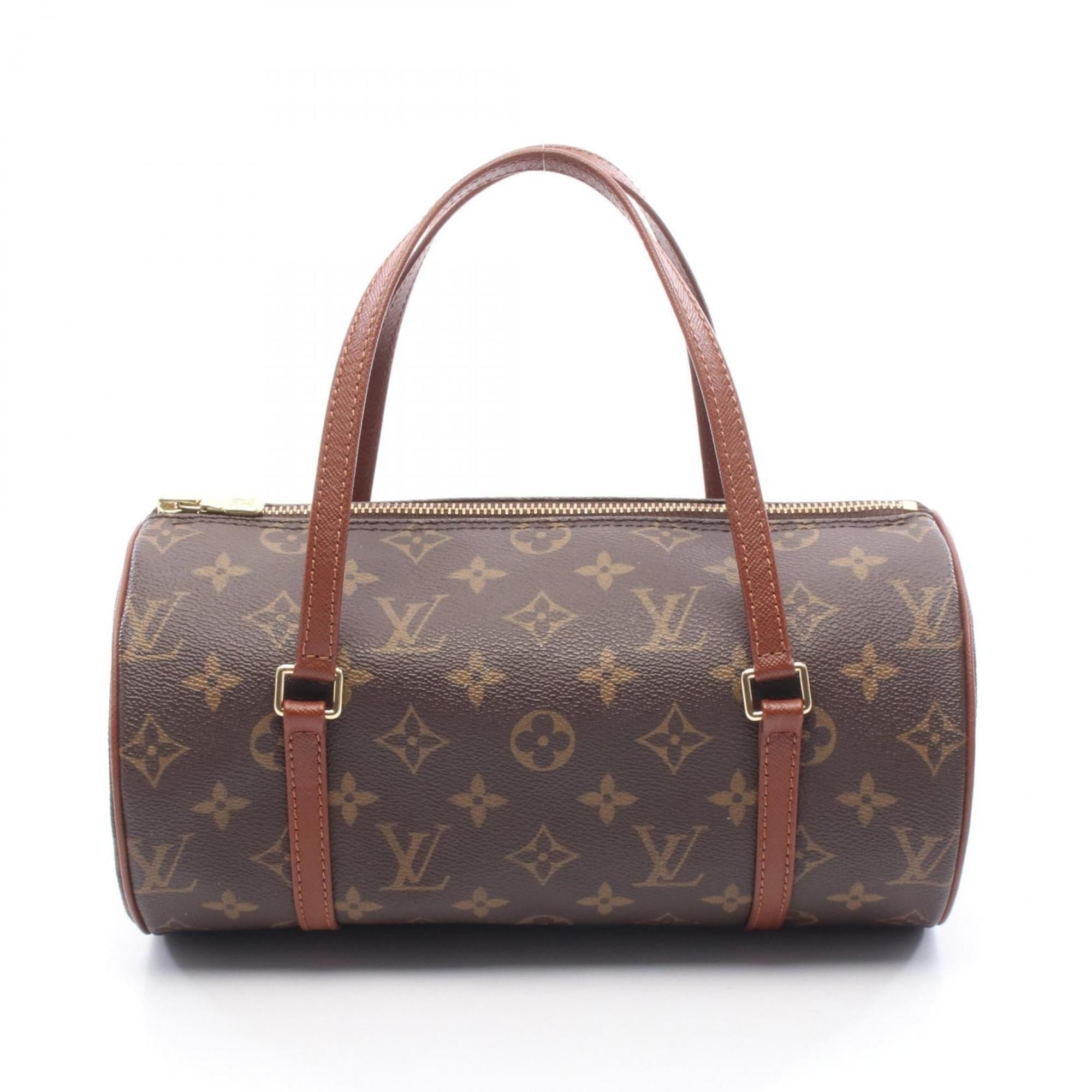 Louis Vuitton Brown Monogram Coated Canvas Leather Handbag (Pre-Owned)