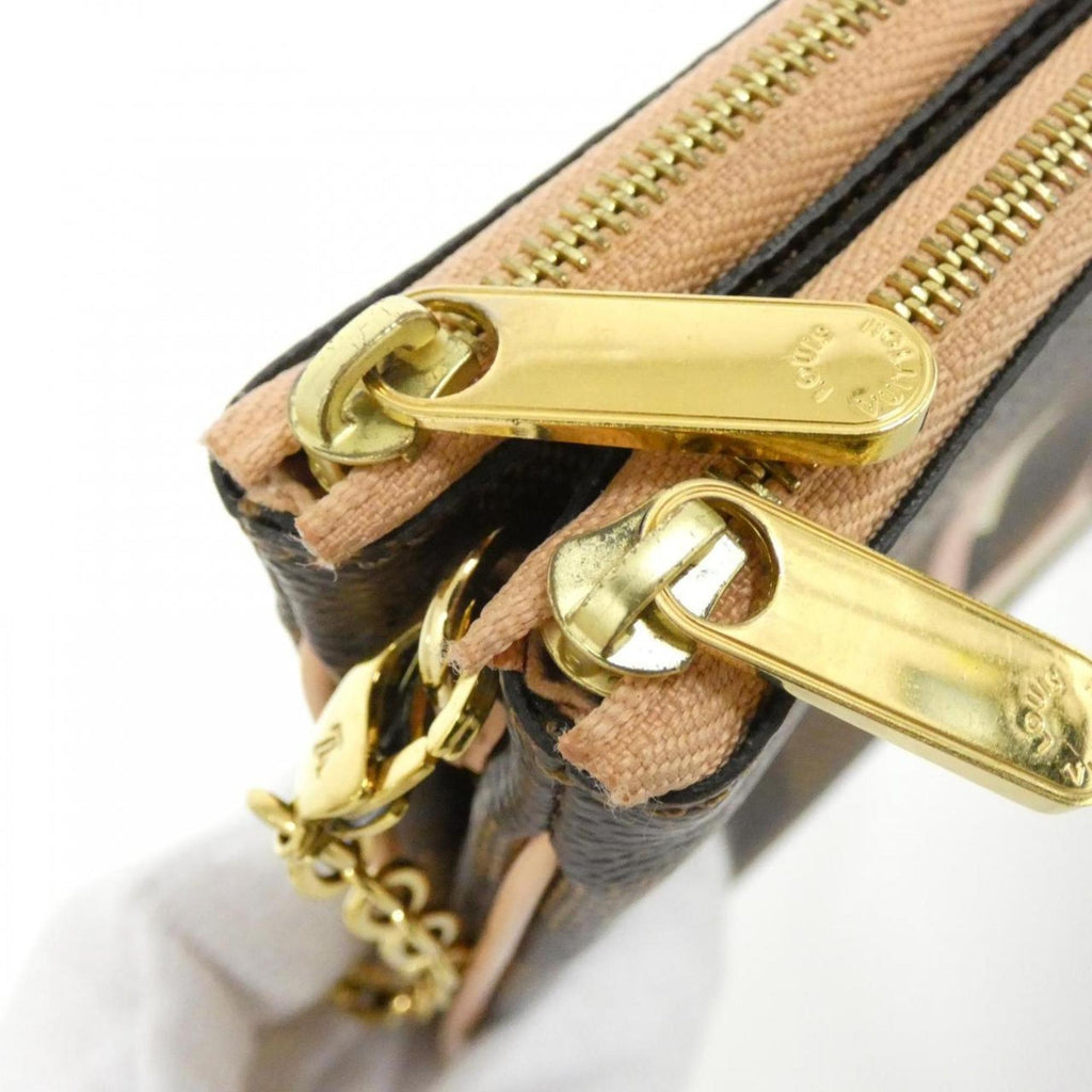 Louis Vuitton Ebene Coated Canvas Pochette Shoulder Bag (Pre-Owned)