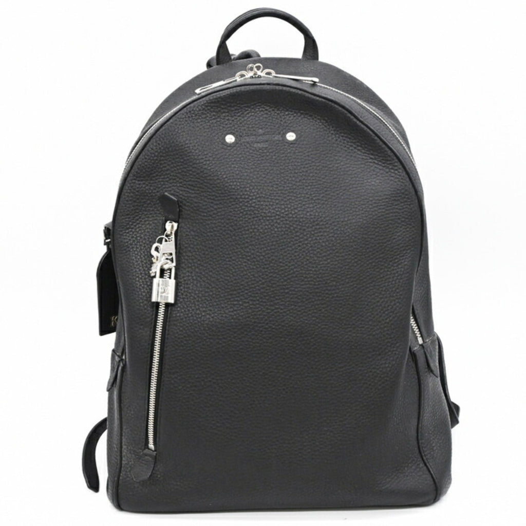 Louis Vuitton Black Leather Backpack (Pre-Owned)
