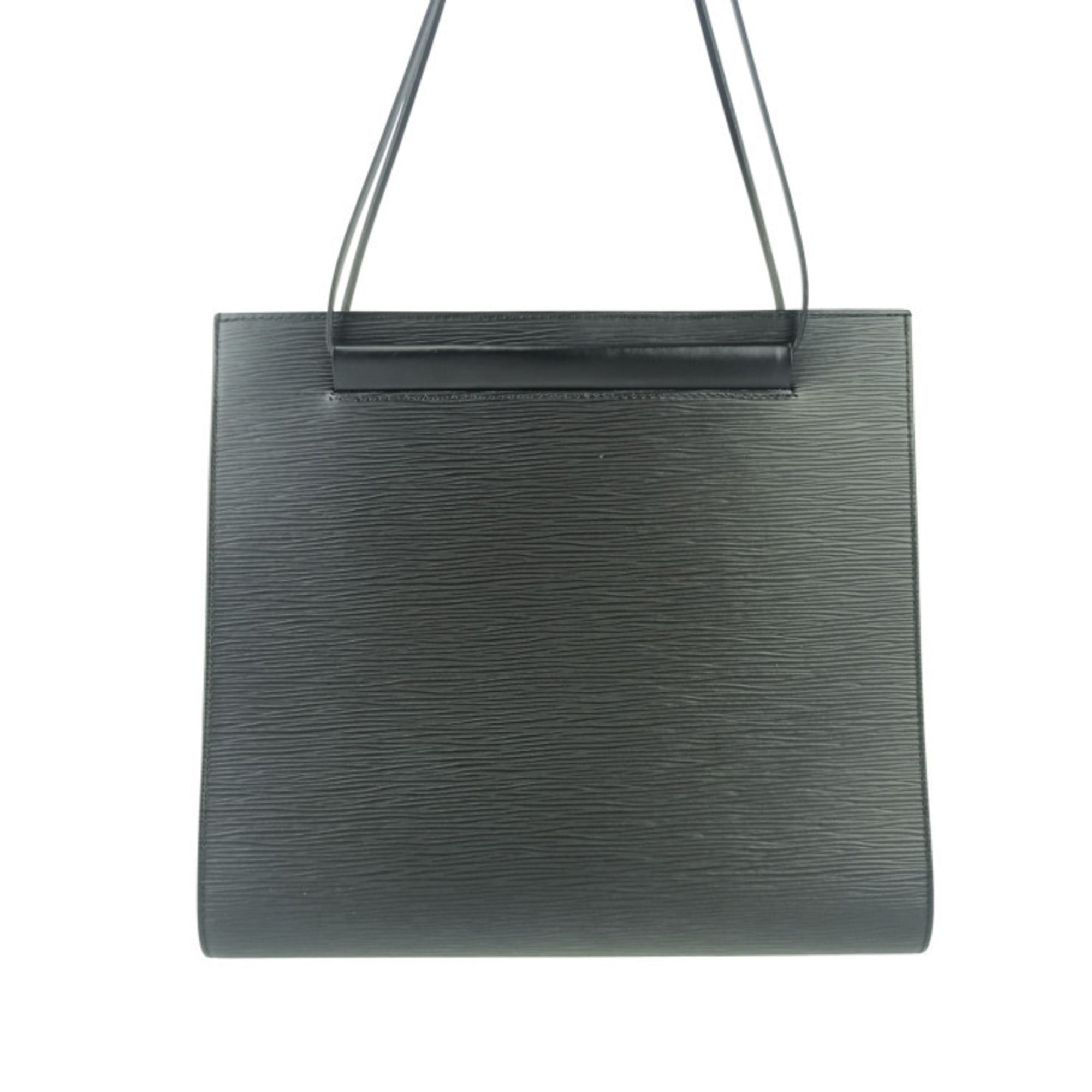 Louis Vuitton Black Epi Leather Handbag Shoulder Bag Tote Bag (Pre-Owned)
