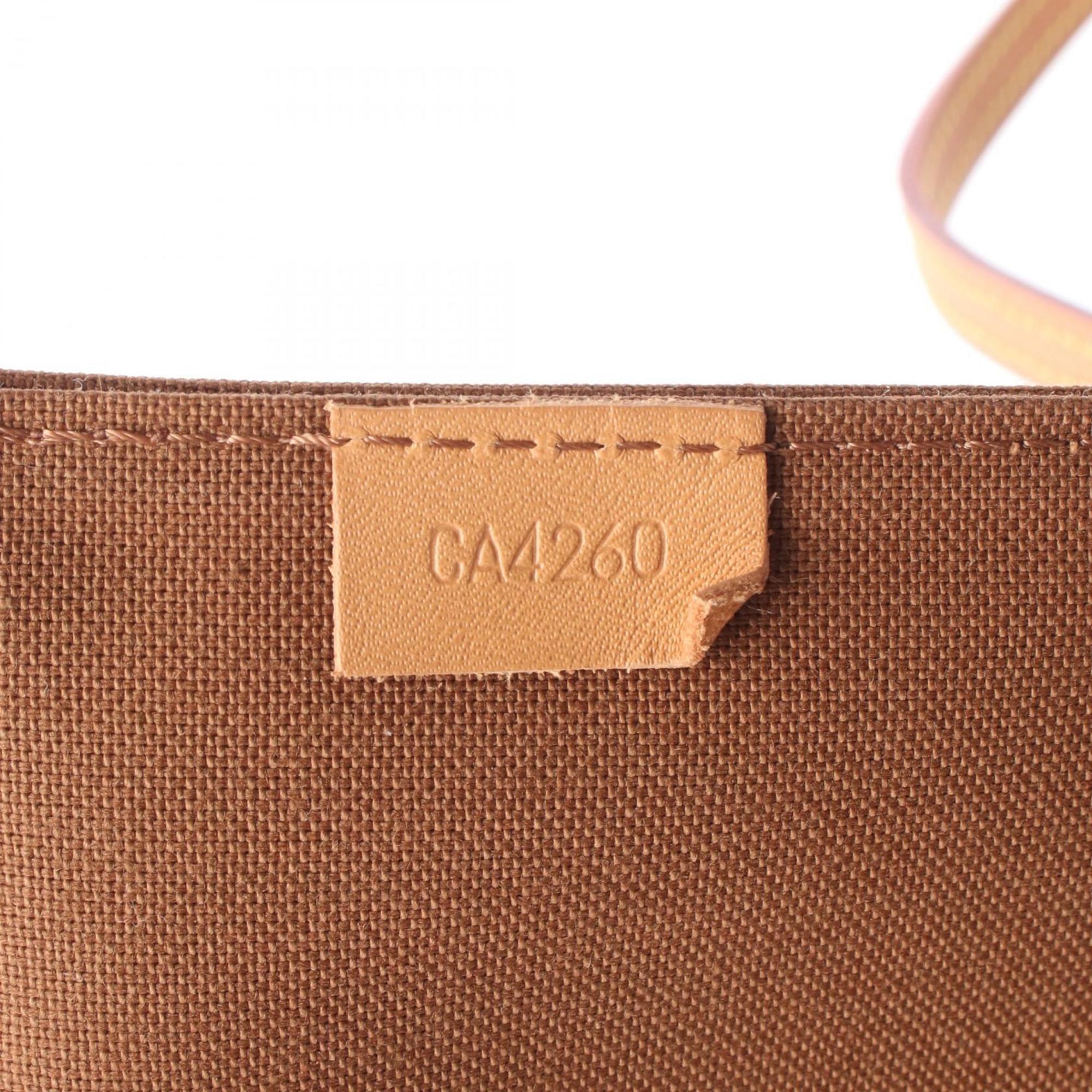 Louis Vuitton Brown Pvc Monogram Leather Coated Canvas Handbag (Pre-Owned)