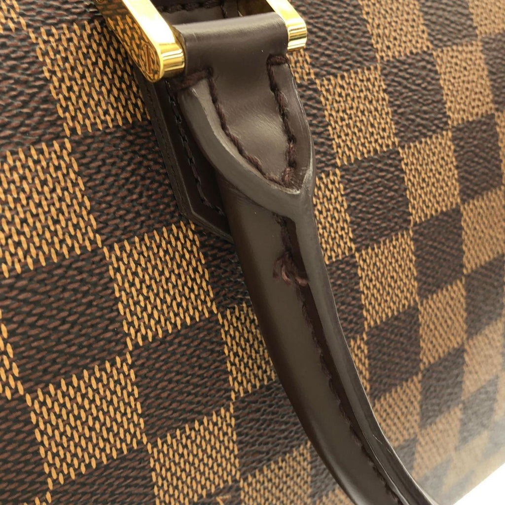 Louis Vuitton Brown Coated Canvas Handbag (Pre-Owned)