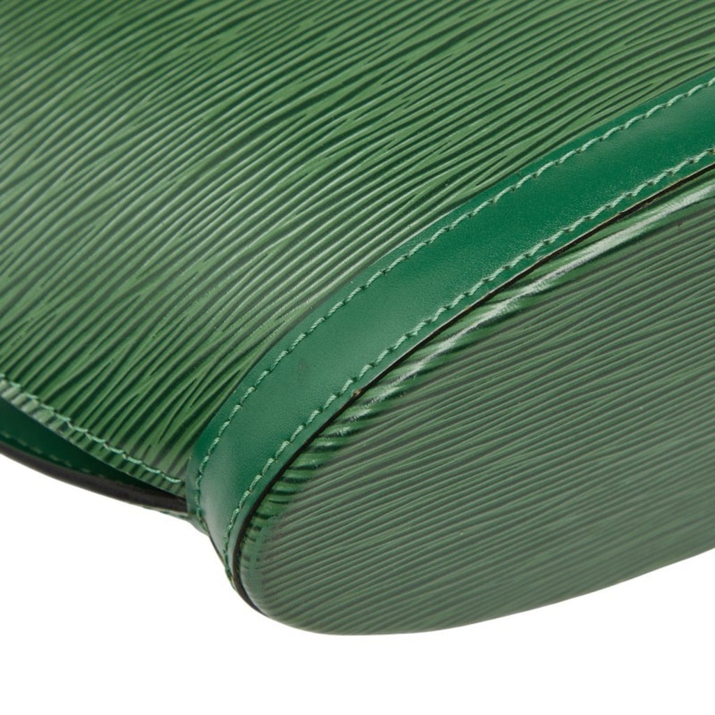 Louis Vuitton Epi Borneo Green Leather Handbag Shoulder Bag (Pre-Owned)