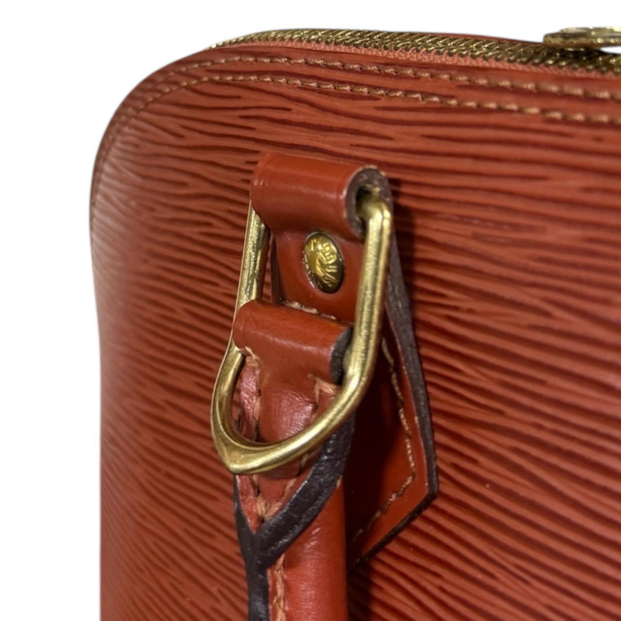 Louis Vuitton Brown Kenyan Brown Epi Leather Handbag (Pre-Owned)