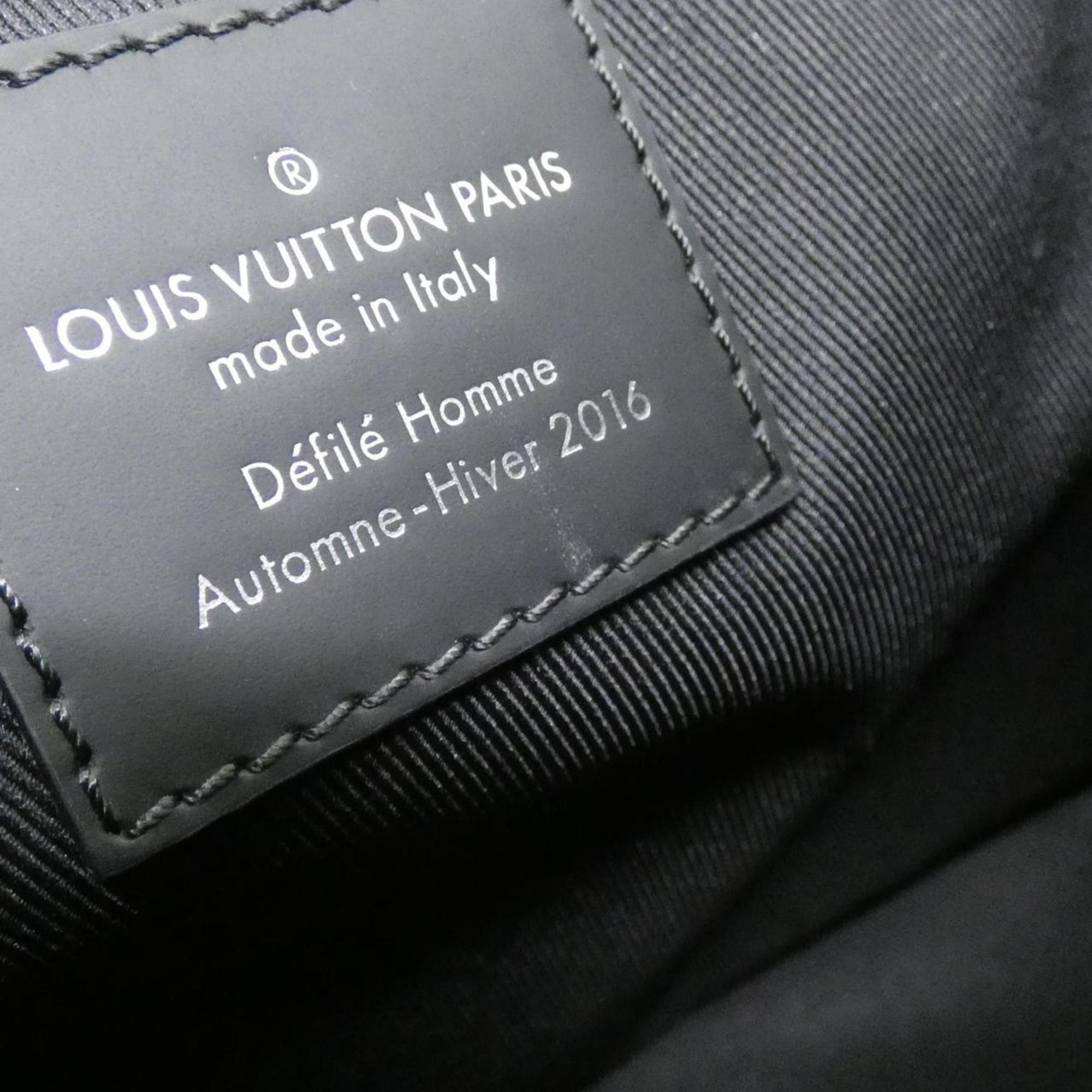 Louis Vuitton Black Coated Canvas Shoulder Bag (Pre-Owned)