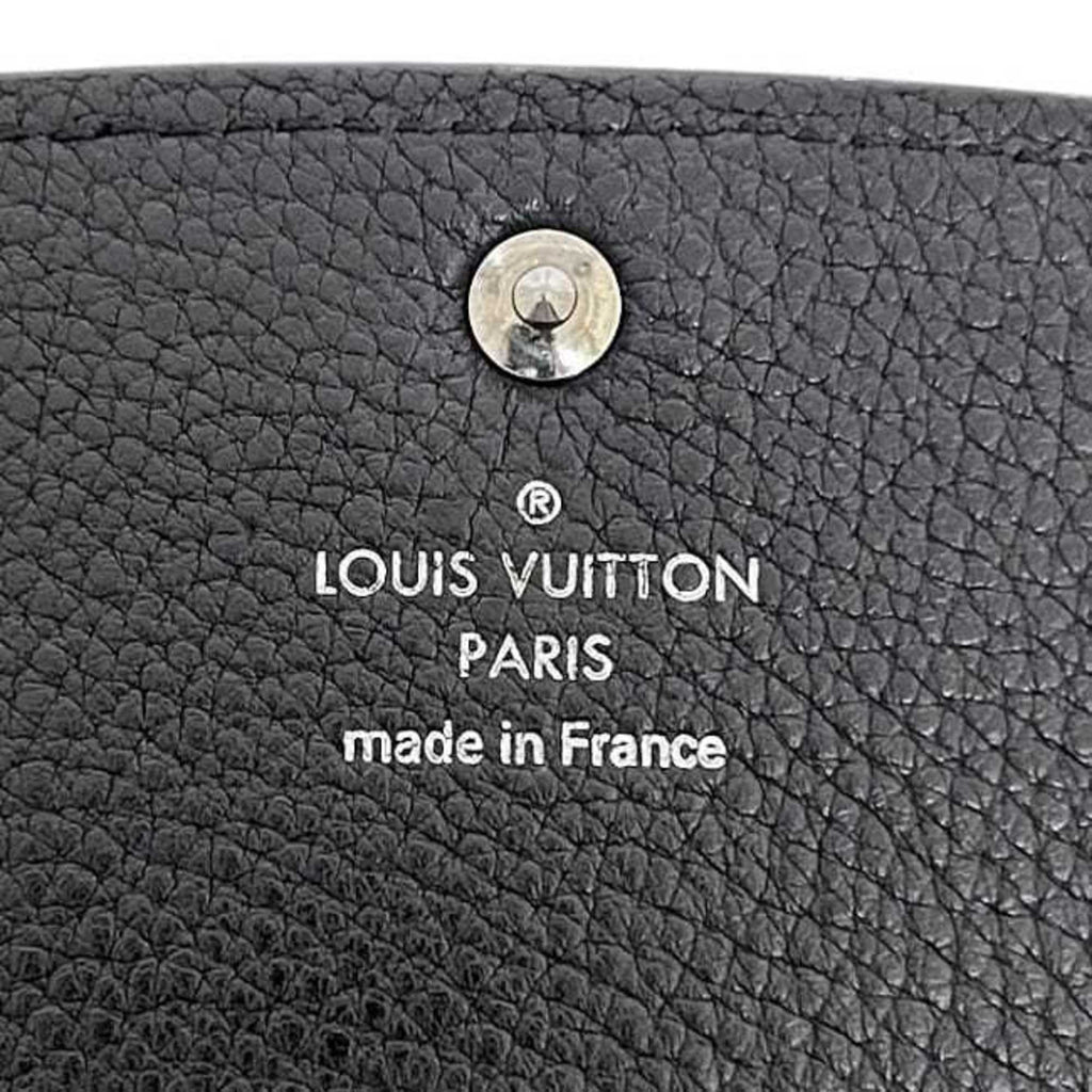 Louis Vuitton Black Monogram Noir Mahina Leather Long Wallet (Bi-Fold) (Pre-Owned)