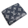 Louis Vuitton Navy Monogram Shadow Wallet (Bi-Fold) (Pre-Owned)