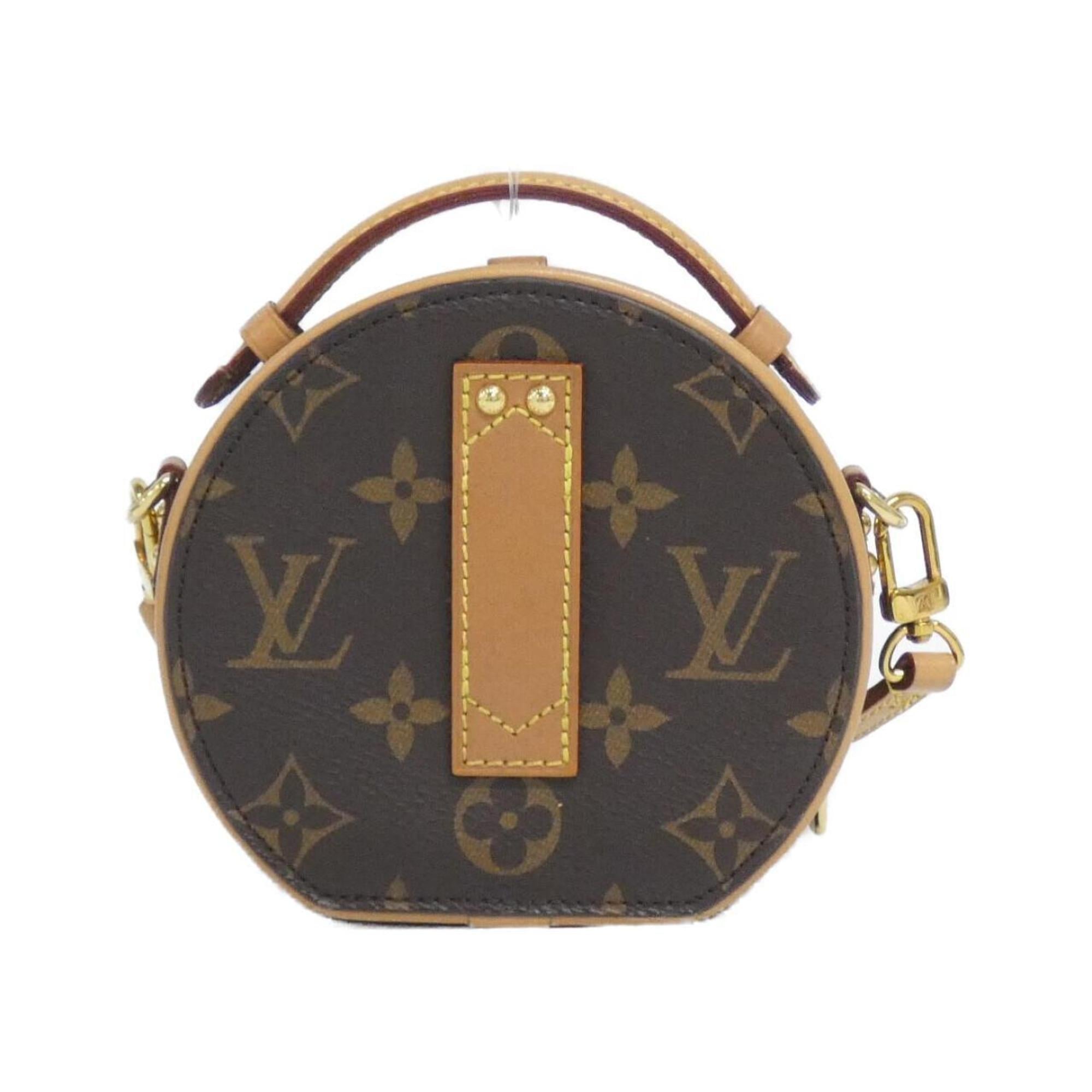 Louis Vuitton Marron Coated Canvas Shoulder Bag (Pre-Owned)