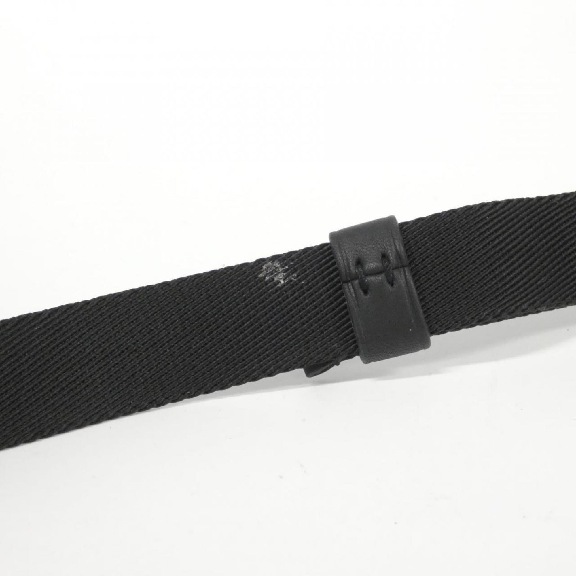 Louis Vuitton Black Nylon Leather Shoulder Bag (Pre-Owned)