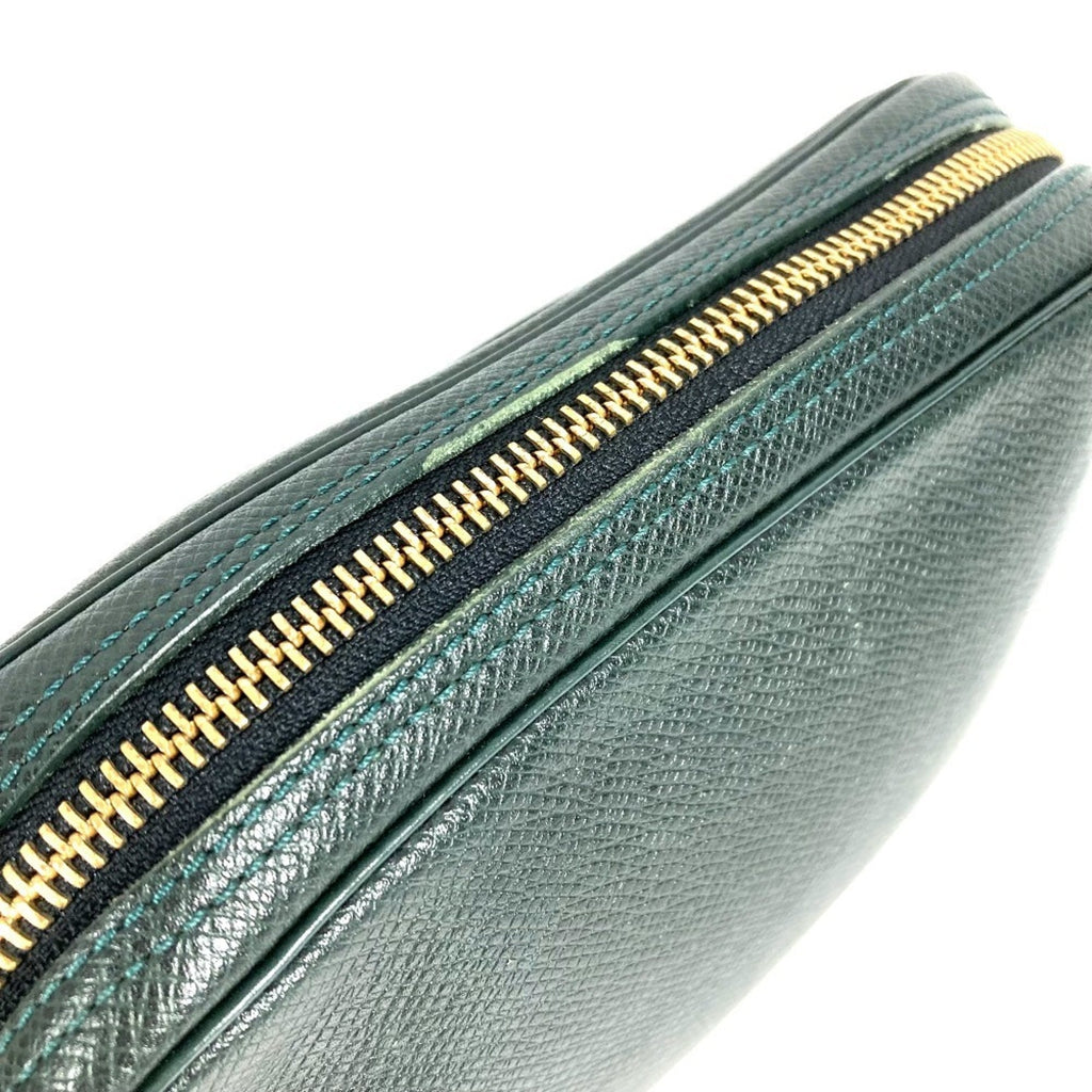 Louis Vuitton Taiga Episea Green Taiga Leather Clutch Bag (Pre-Owned)