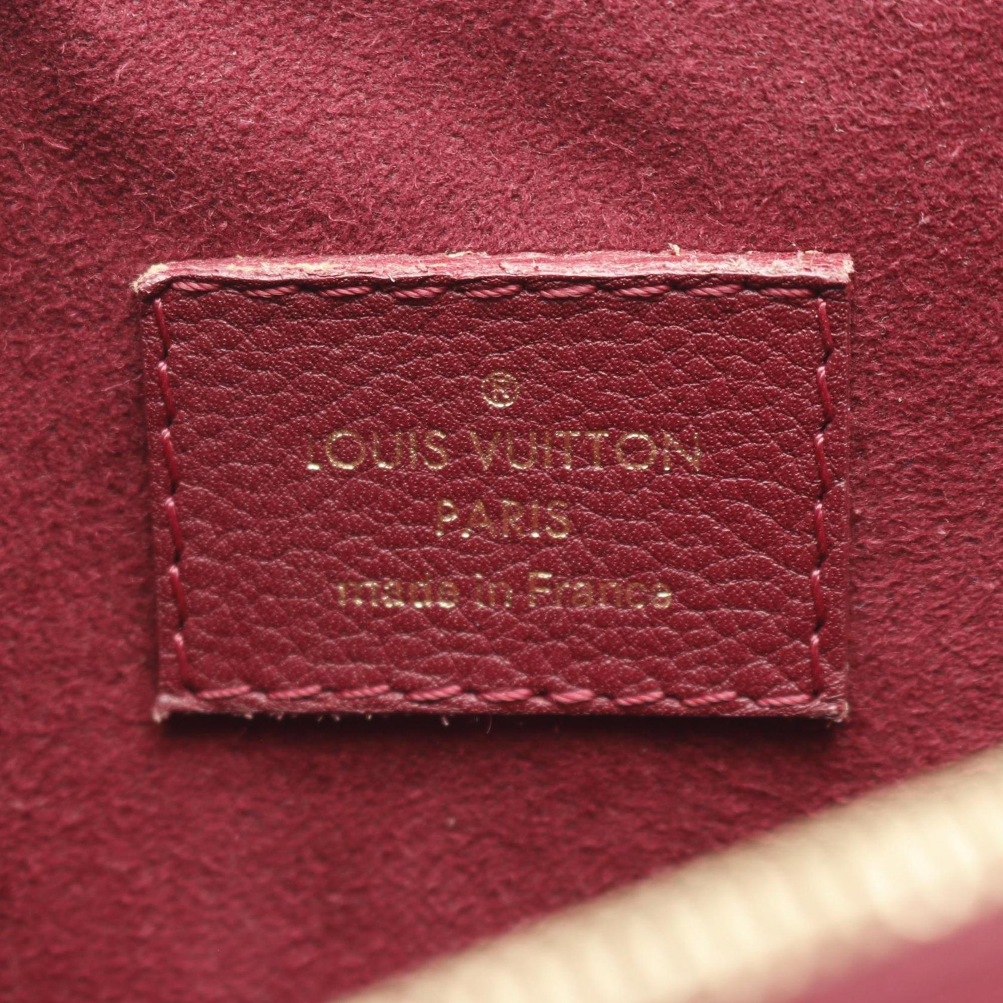 Louis Vuitton Bordeaux Brown Monogram Coated Canvas Leather Shoulder Bag (Pre-Owned)