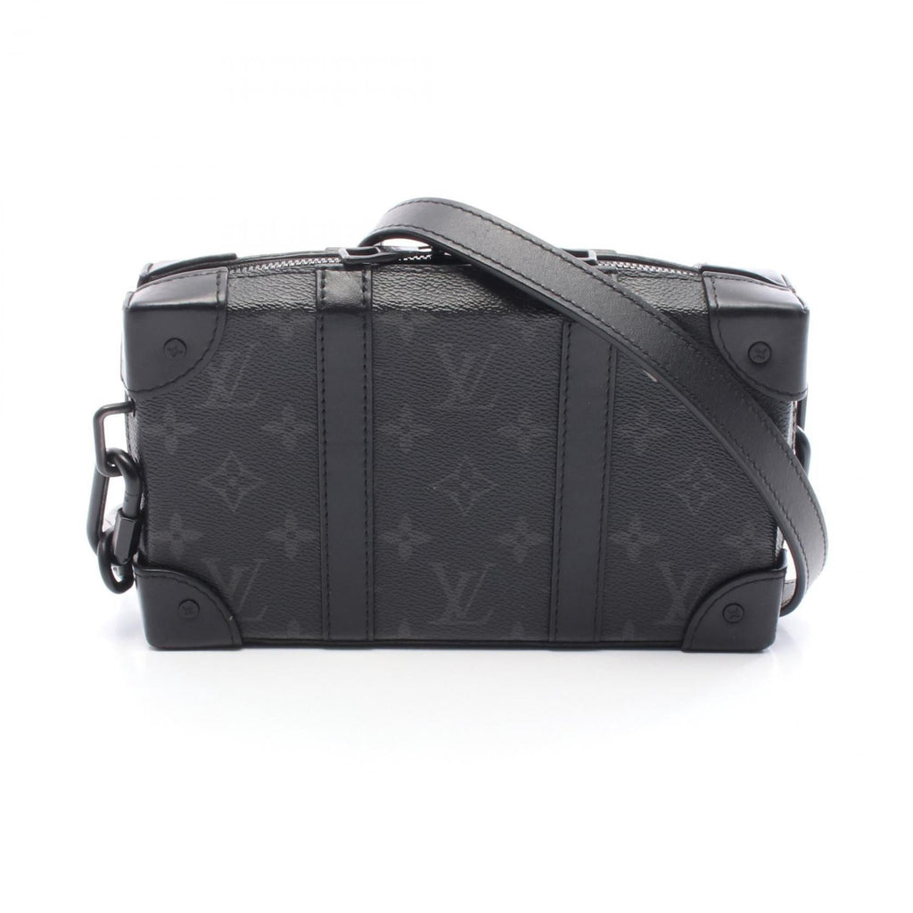 Louis Vuitton Black Coated Canvas Leather Shoulder Bag (Pre-Owned)
