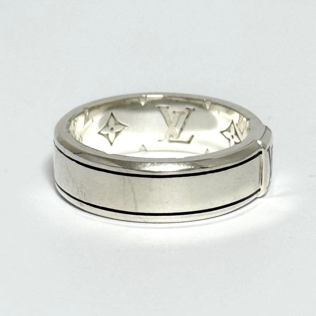 Louis Vuitton Silver Silver 925 Band Ring (Pre-Owned)