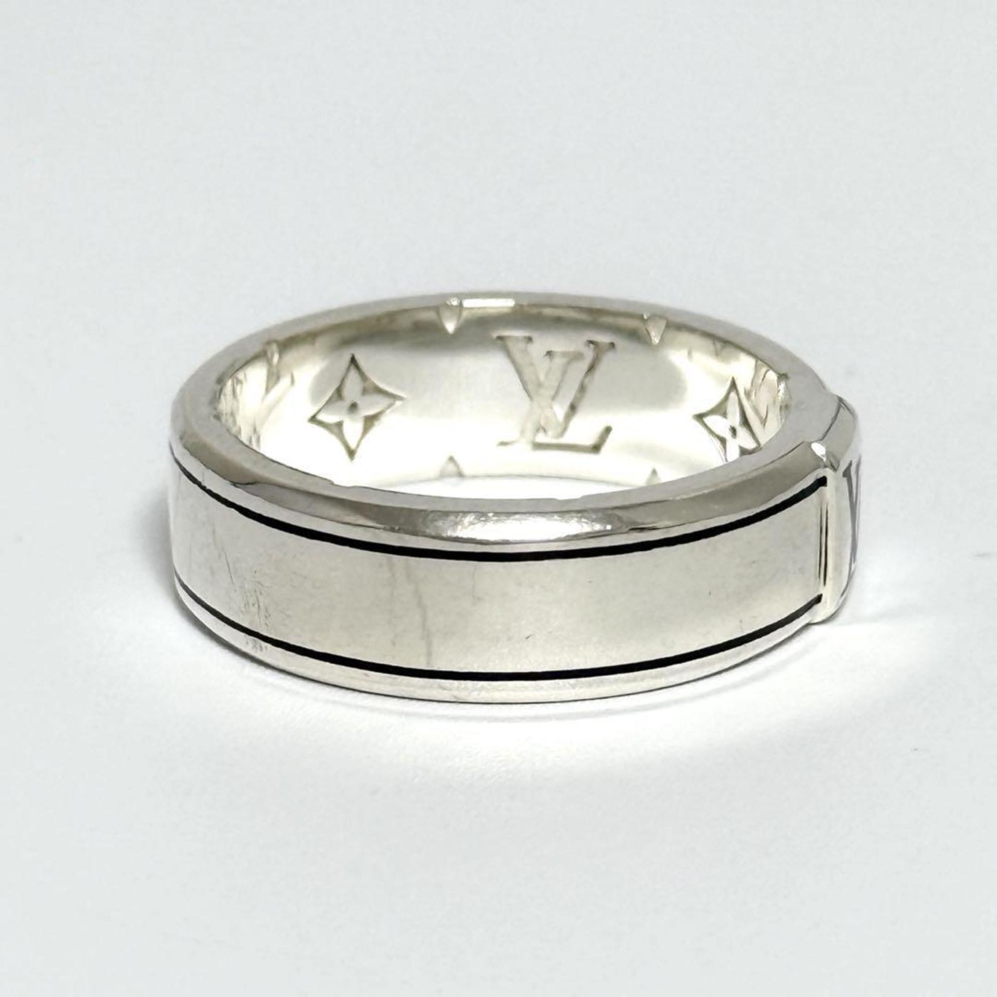 Louis Vuitton Silver Silver 925 Band Ring (Pre-Owned)