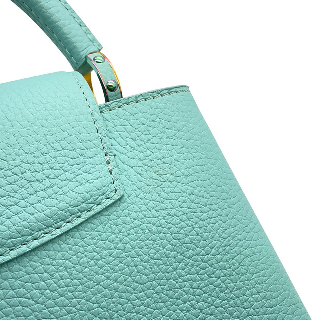 Louis Vuitton Light Blue Leather Handbag Shoulder Bag (Pre-Owned)
