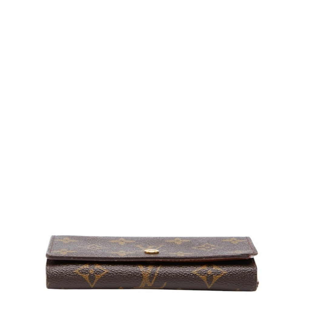 Louis Vuitton Brown Pvc Leather Wallet (Bi-Fold) (Pre-Owned)