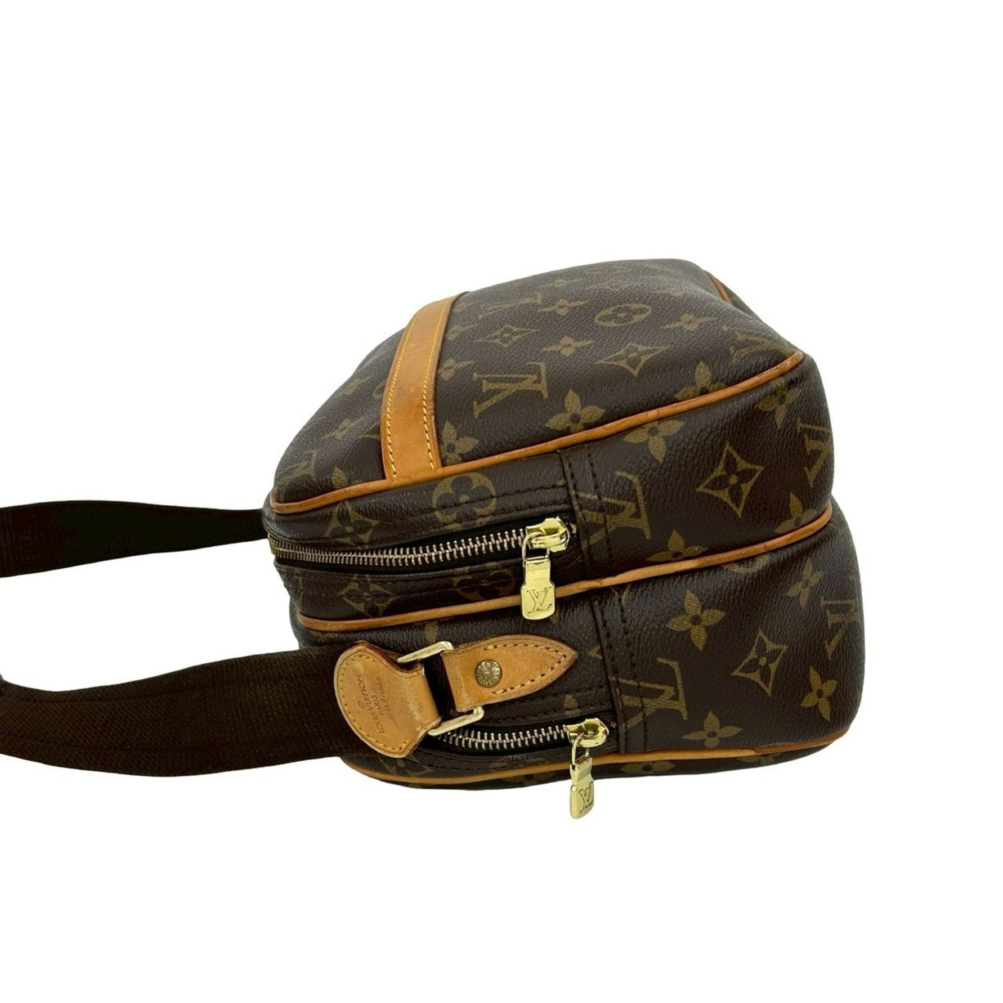 Louis Vuitton Brown Leather Pvc Pochette Shoulder Bag (Pre-Owned)