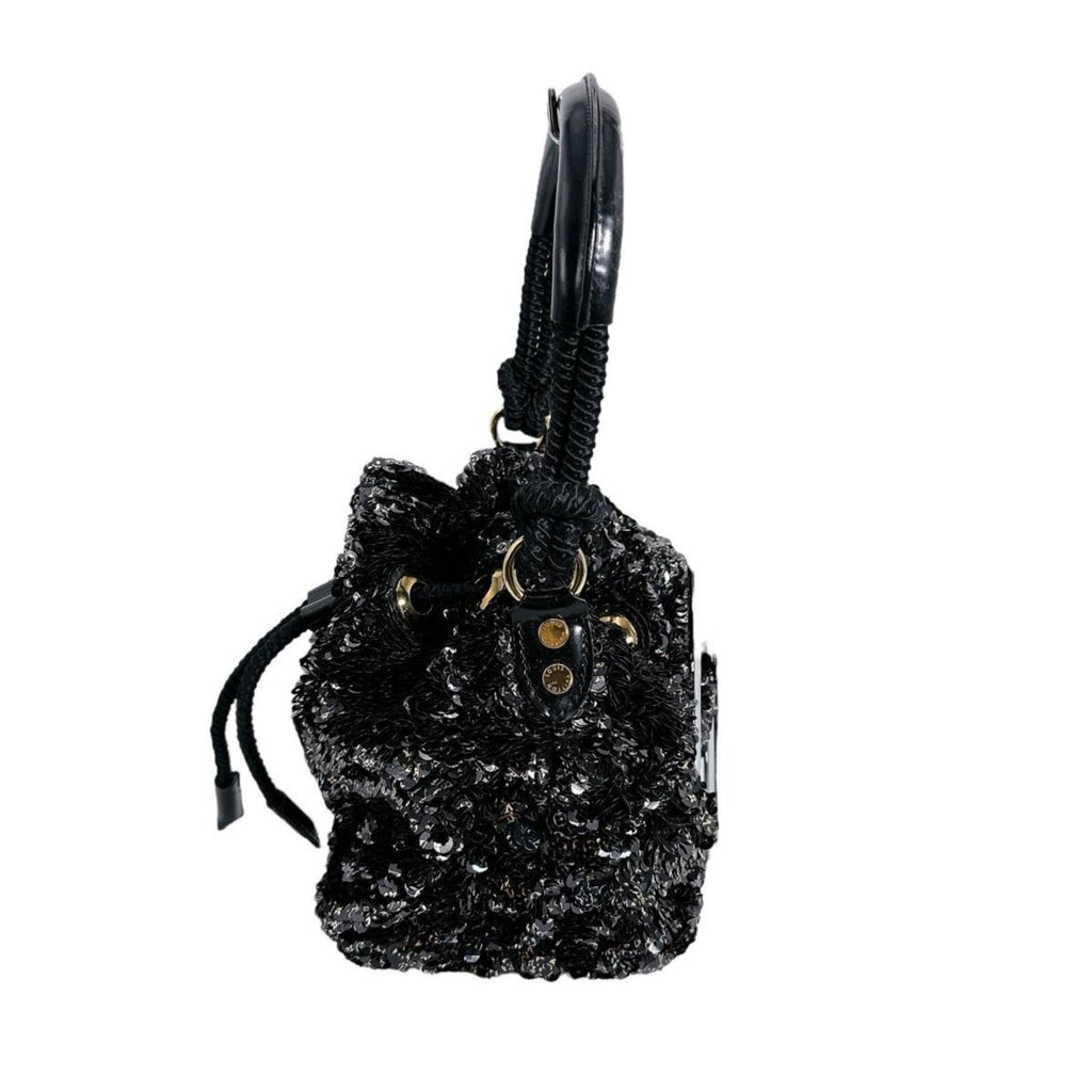Louis Vuitton Black Spangles Handbag (Pre-Owned)