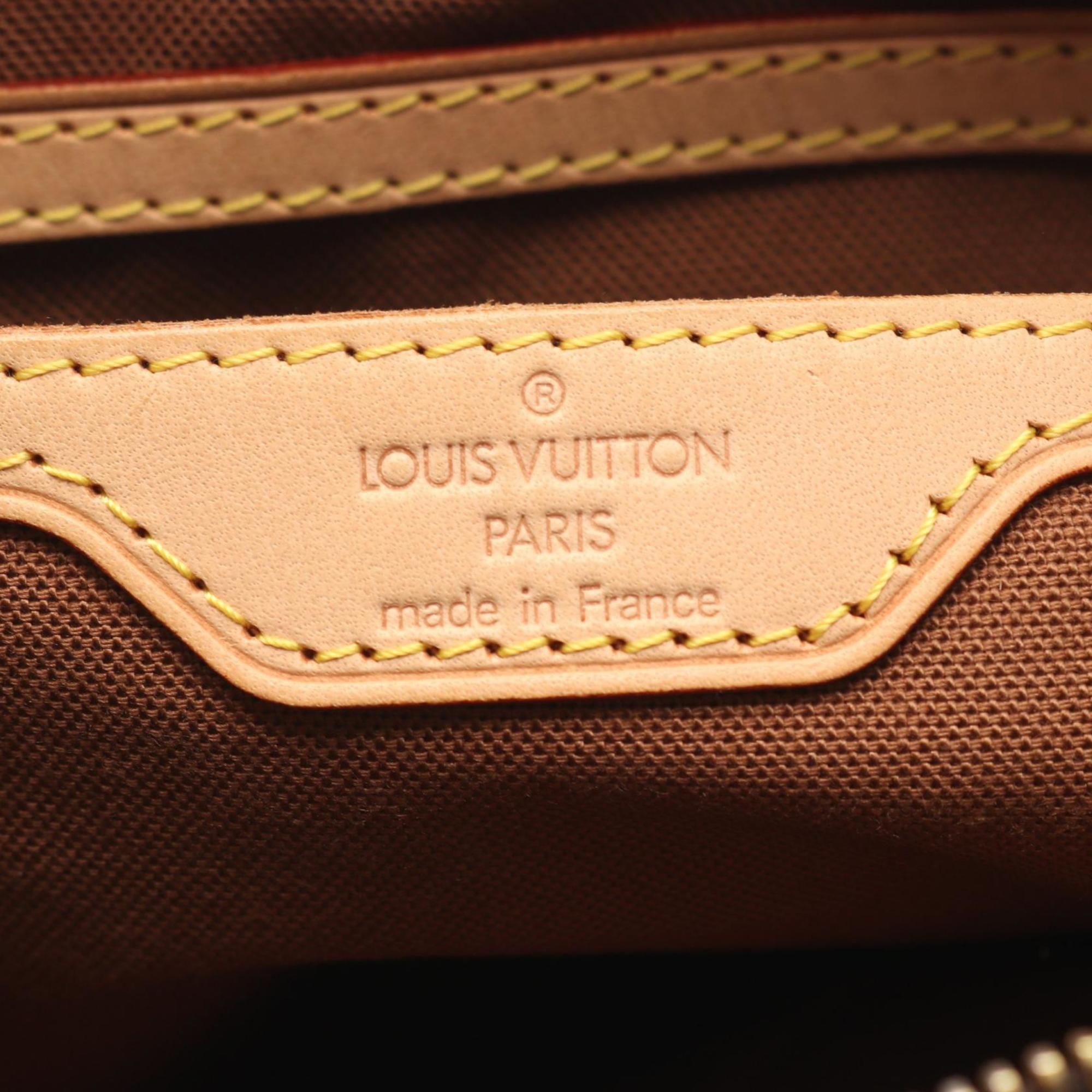 Louis Vuitton Brown Coated Canvas Pvc Monogram Leather Shoulder Bag (Pre-Owned)