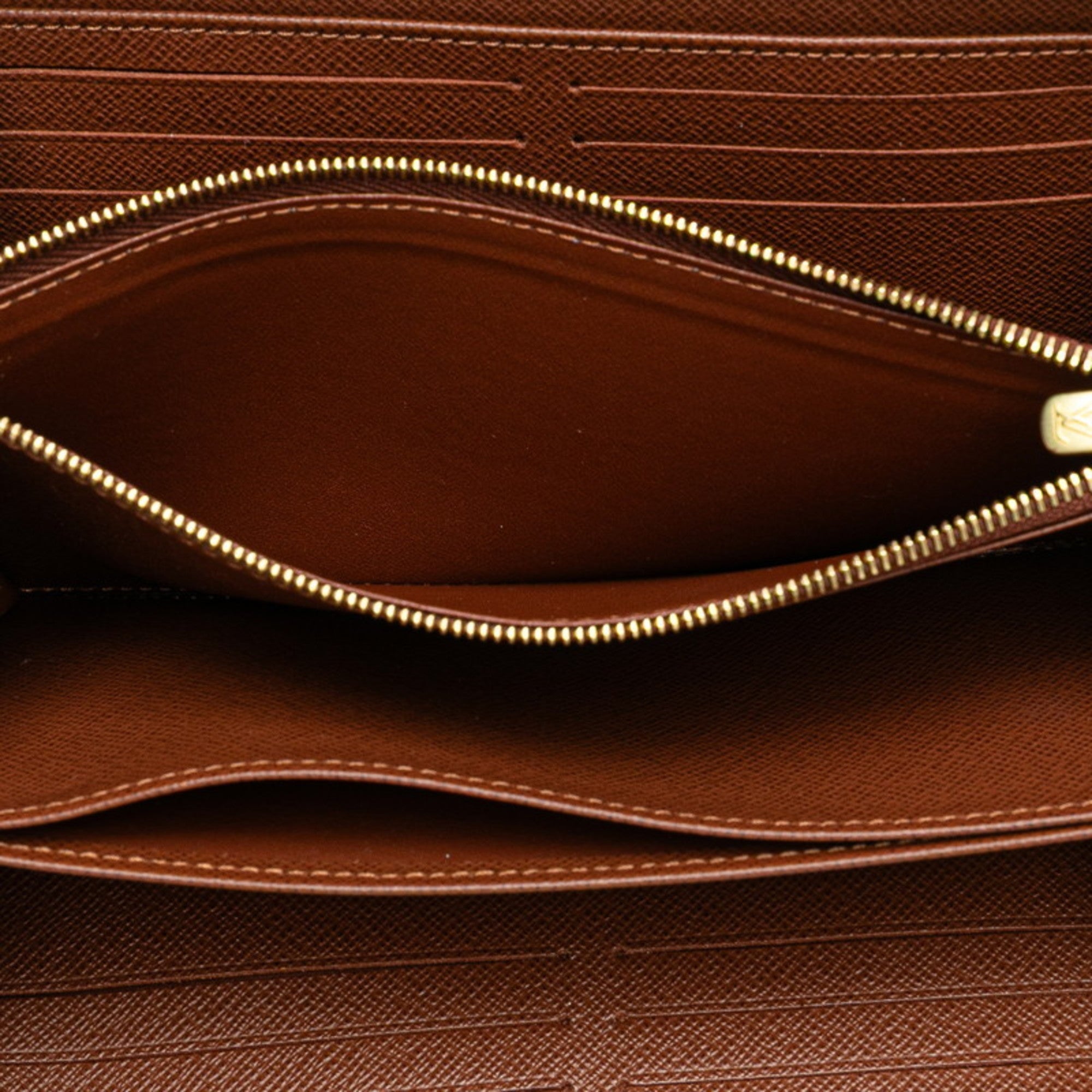Louis Vuitton Monogram Brown Pvc Long Wallet (Bi-Fold) (Pre-Owned)