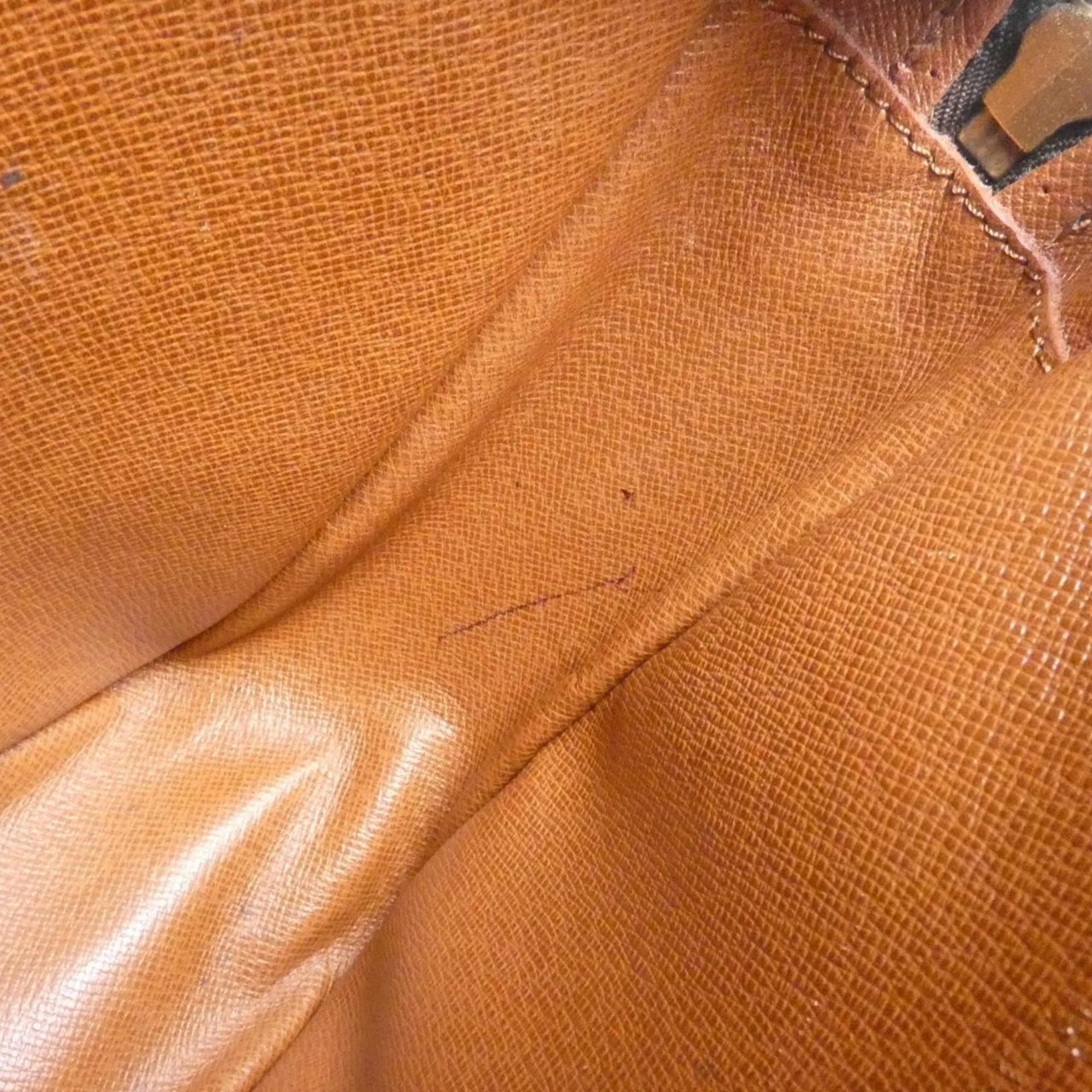 Louis Vuitton Marron Coated Canvas Shoulder Bag (Pre-Owned)
