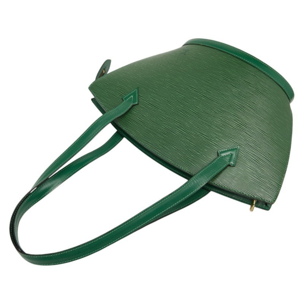 Louis Vuitton Epi Borneo Green Leather Handbag Shoulder Bag (Pre-Owned)