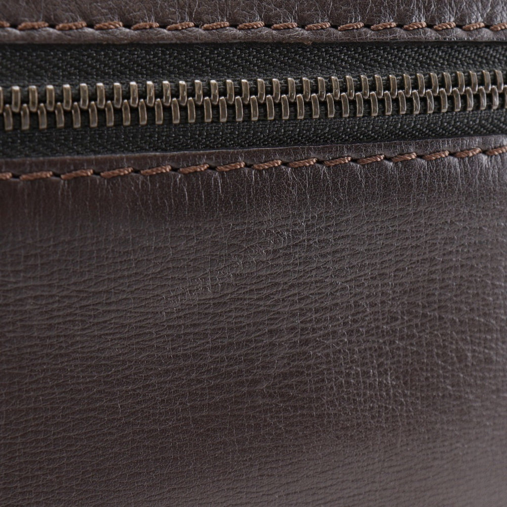 Louis Vuitton Brown Coffee Leather Shoulder Bag (Pre-Owned)