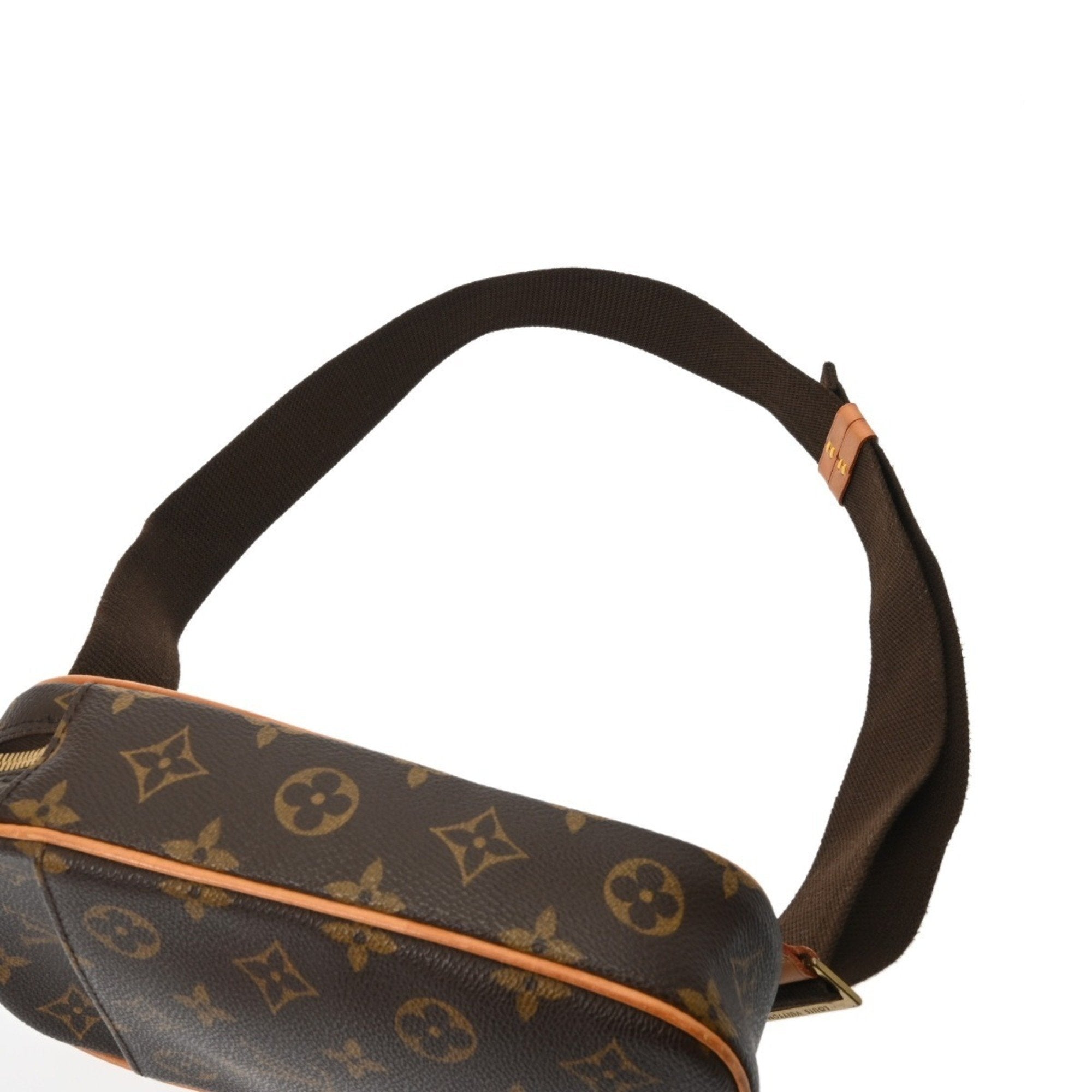 Louis Vuitton Brown Monogram Canvas Sling Bag (Pre-Owned)