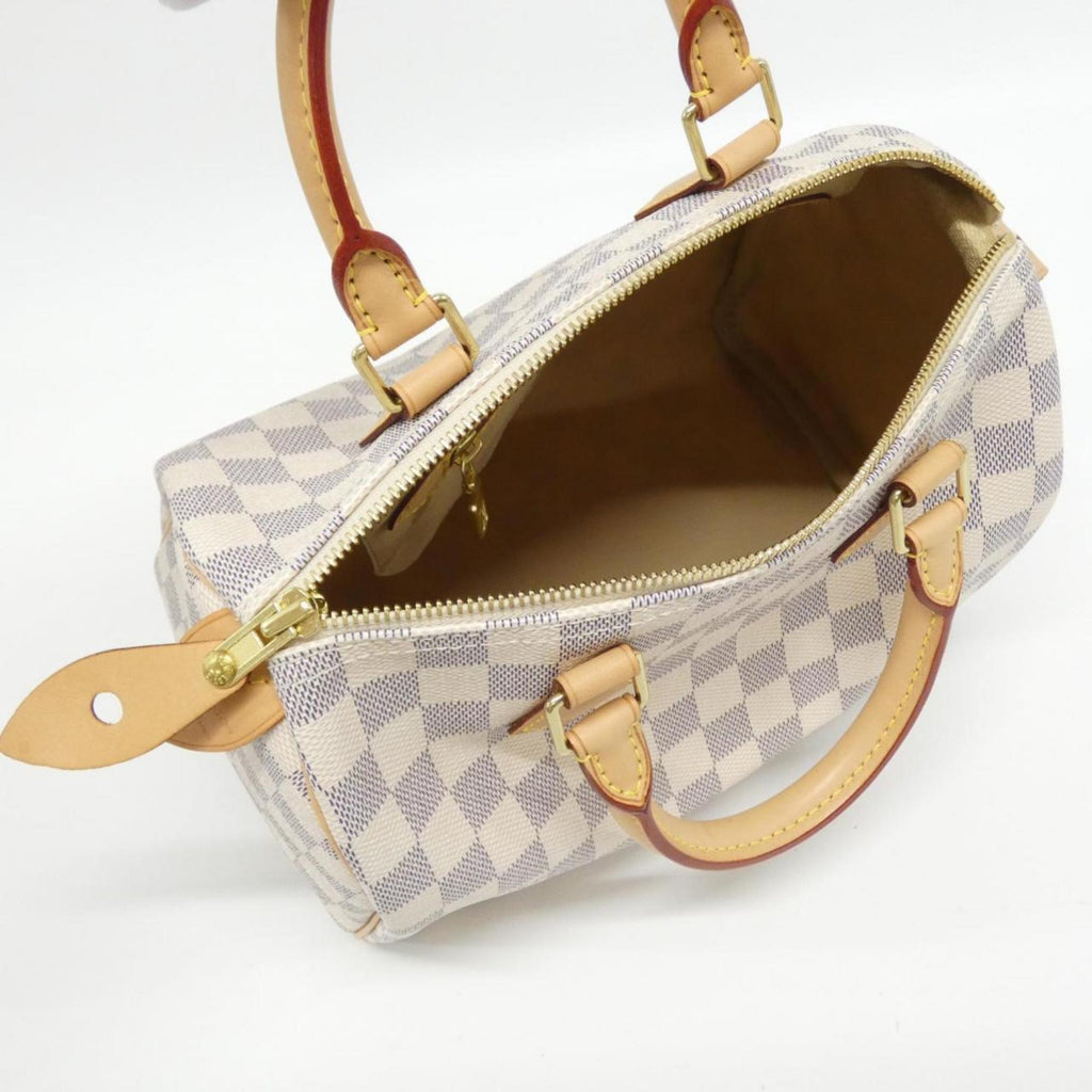 Louis Vuitton Azur Coated Canvas Boston Bag (Pre-Owned)