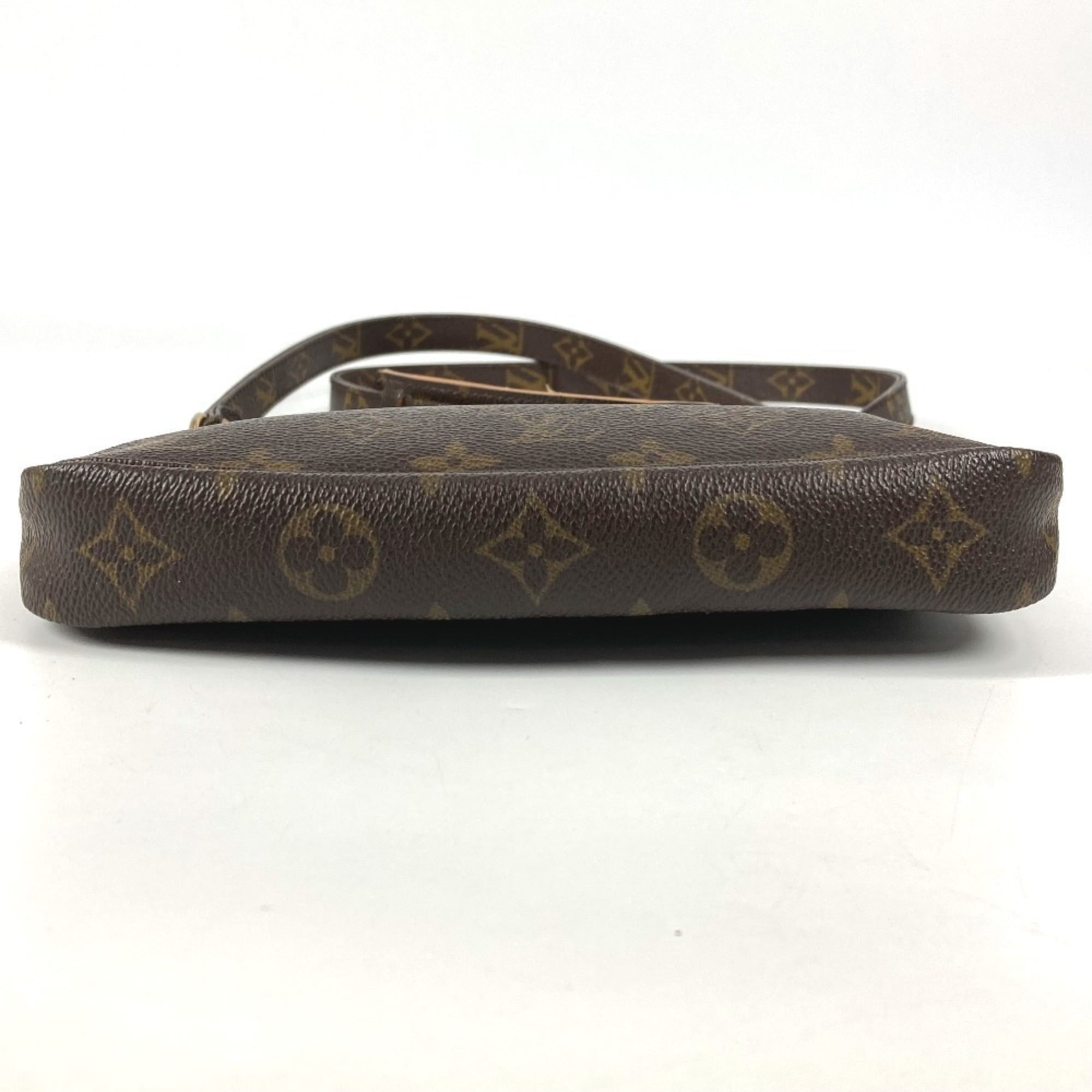 Louis Vuitton Brown Monogram Monogram Pochette Pouch Shoulder Bag (Pre-Owned)