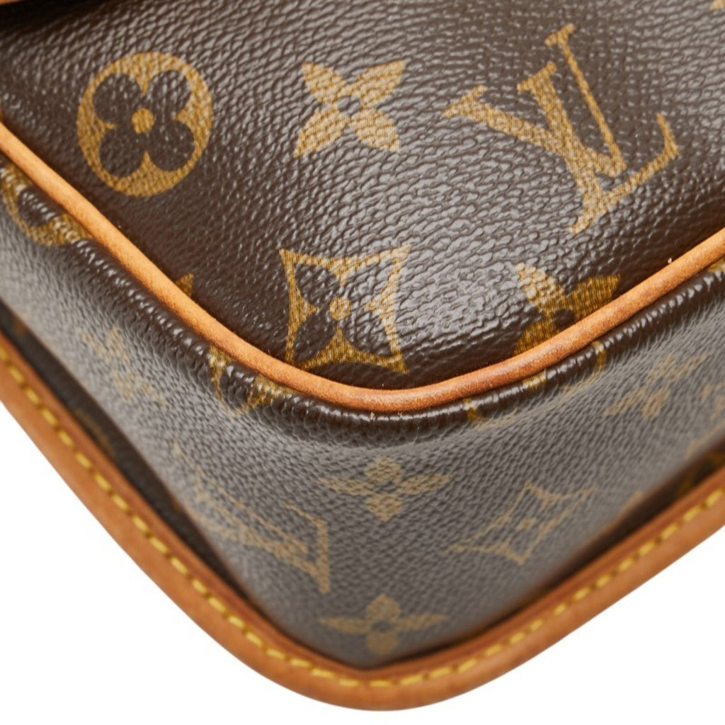 Louis Vuitton Monogram Brown Pvc Leather Shoulder Bag (Pre-Owned)