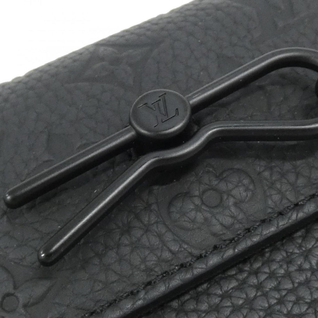 Louis Vuitton Black Leather Shoulder Bag (Pre-Owned)