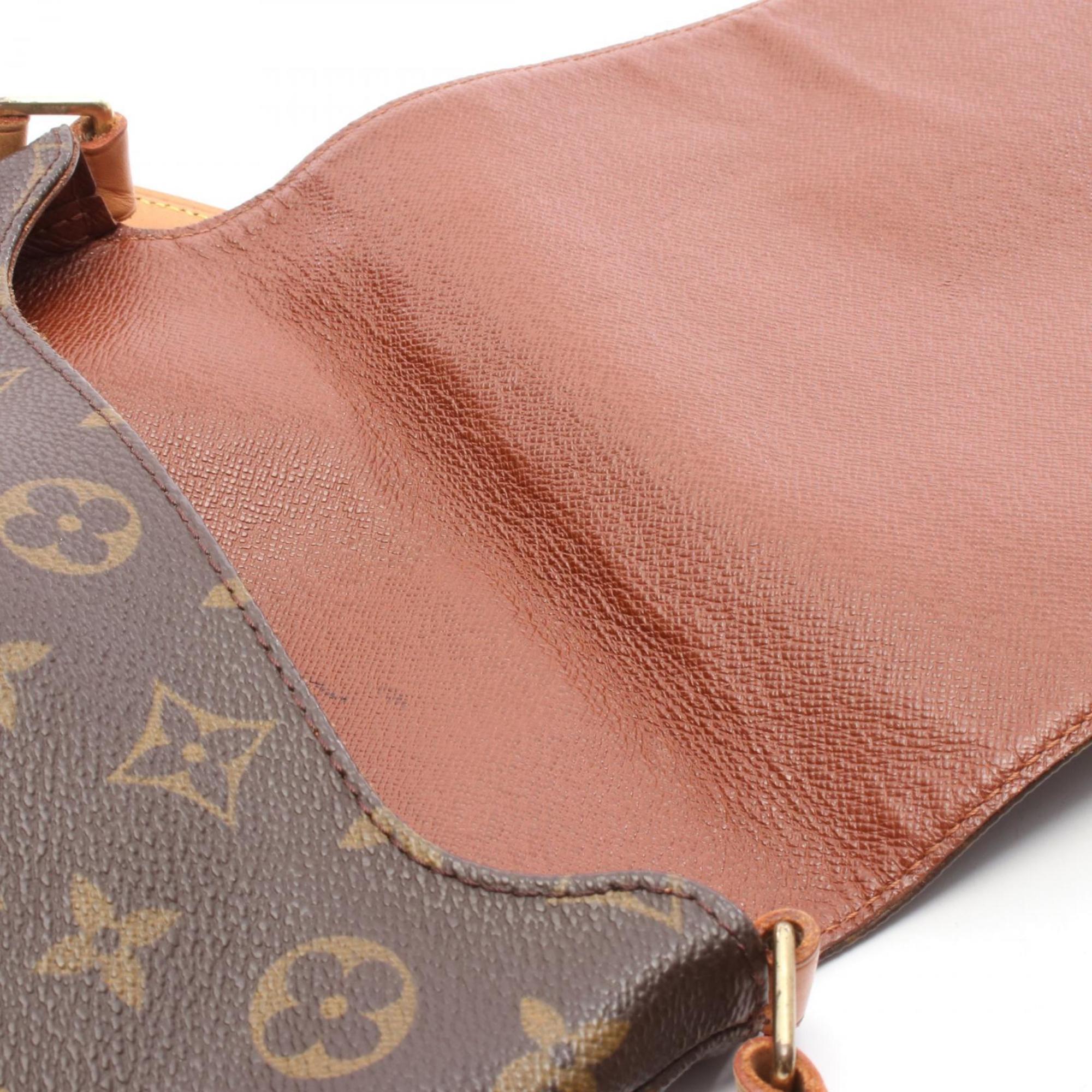 Louis Vuitton Brown Pvc Leather Shoulder Bag (Pre-Owned)