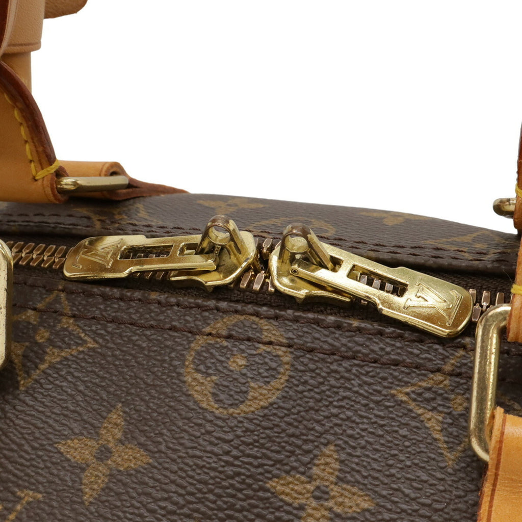 Louis Vuitton Brown Pvc Boston Bag Handbag (Pre-Owned)