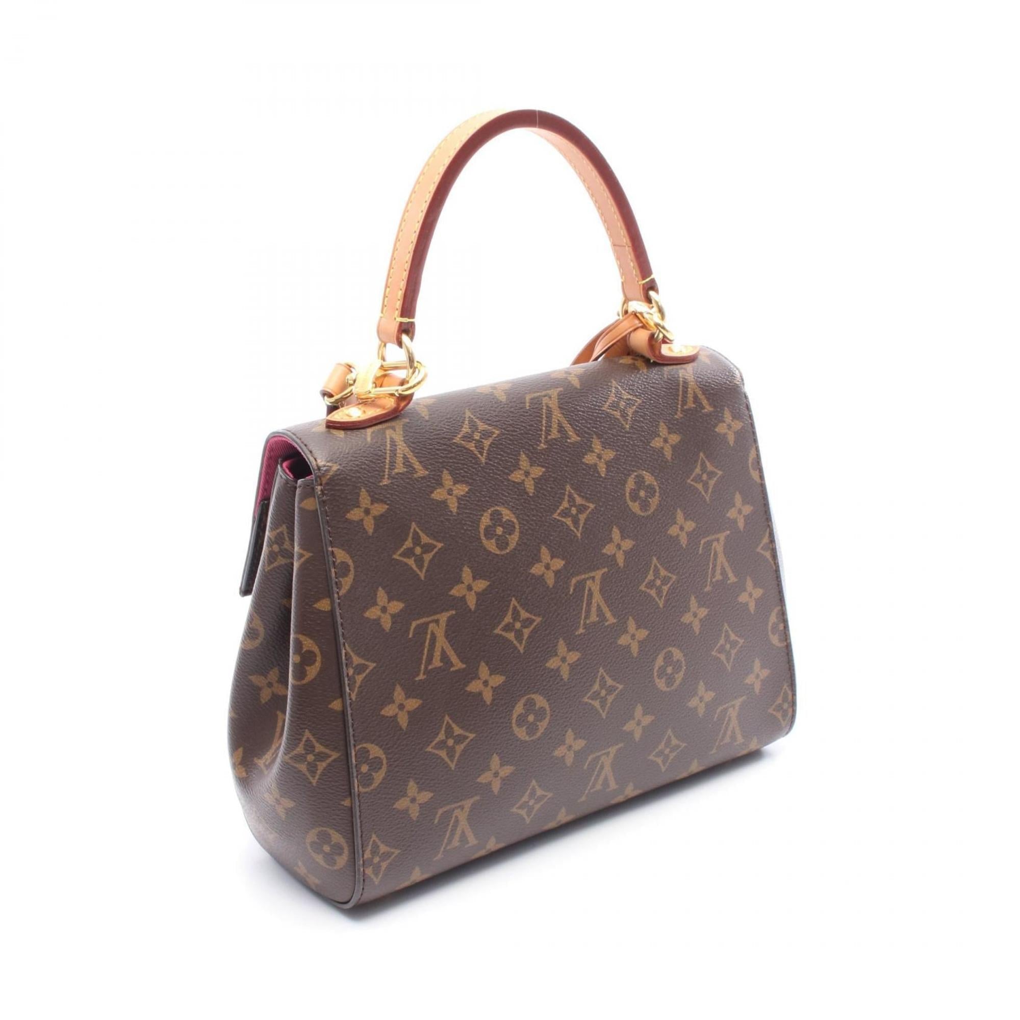 Louis Vuitton Brown Pvc Leather Handbag (Pre-Owned)