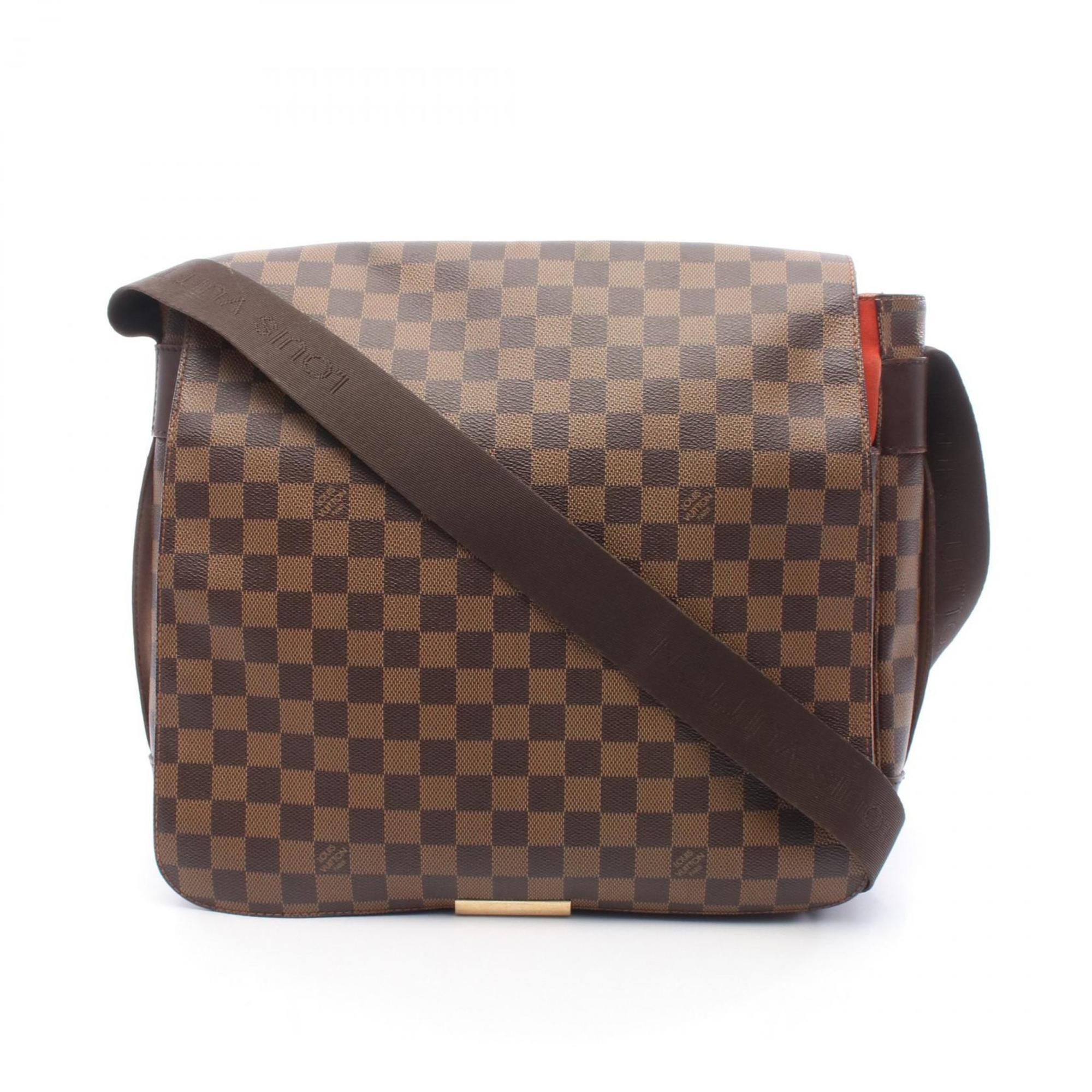 Louis Vuitton Brown Ebene Coated Canvas Leather Shoulder Bag (Pre-Owned)